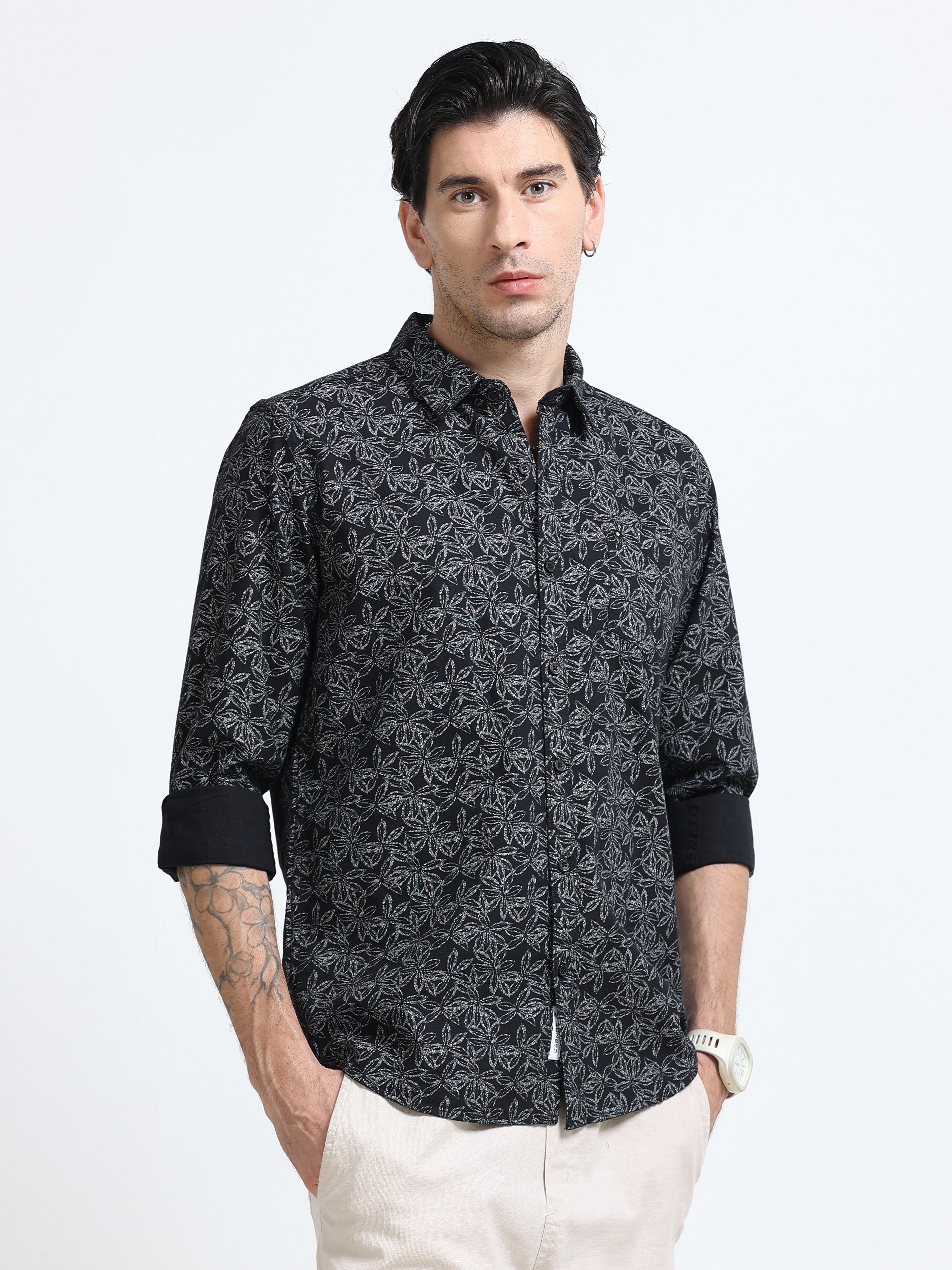 Men Premium Printed Casual Shirt