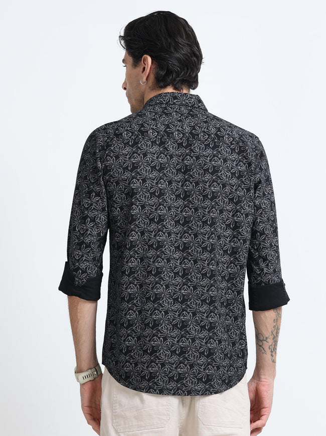 Men Premium Printed Casual Shirt