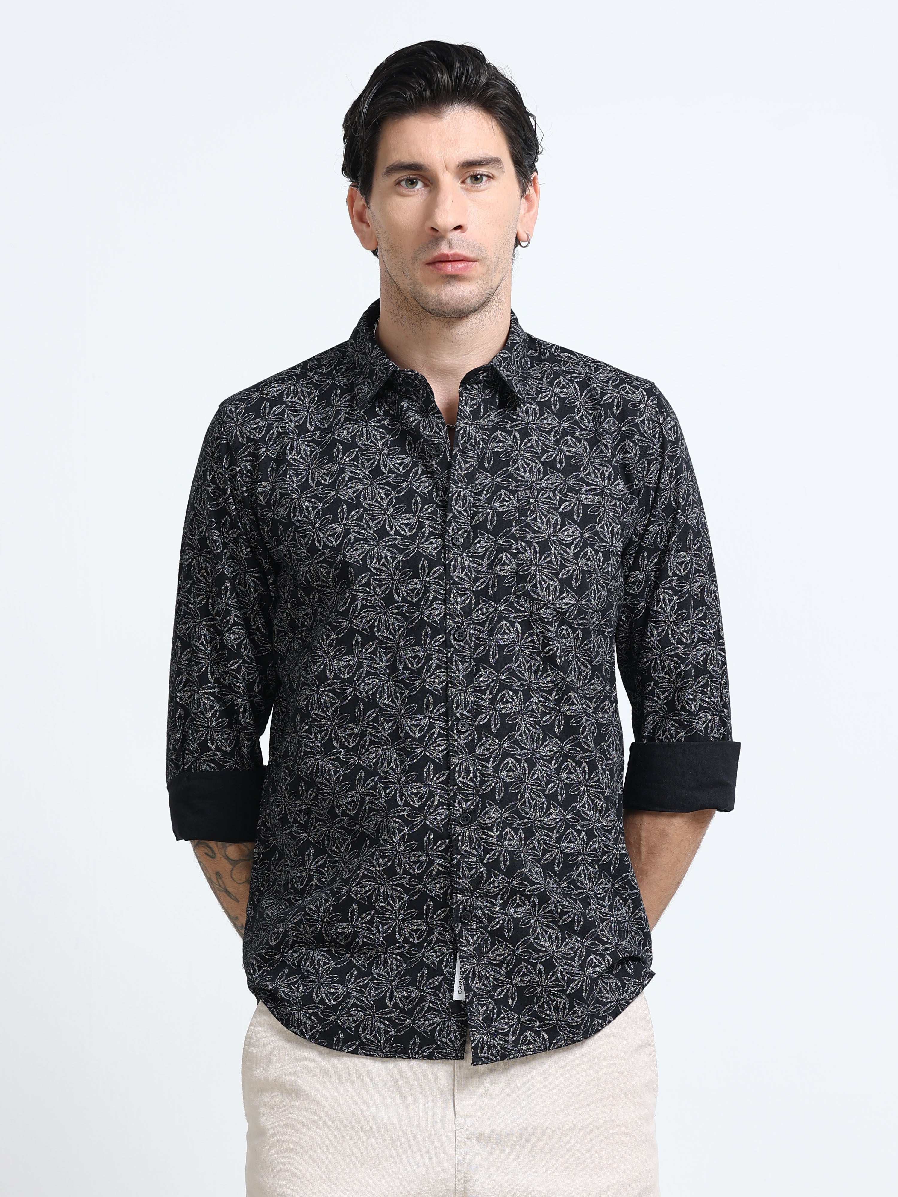 Men Premium Printed Casual Shirt