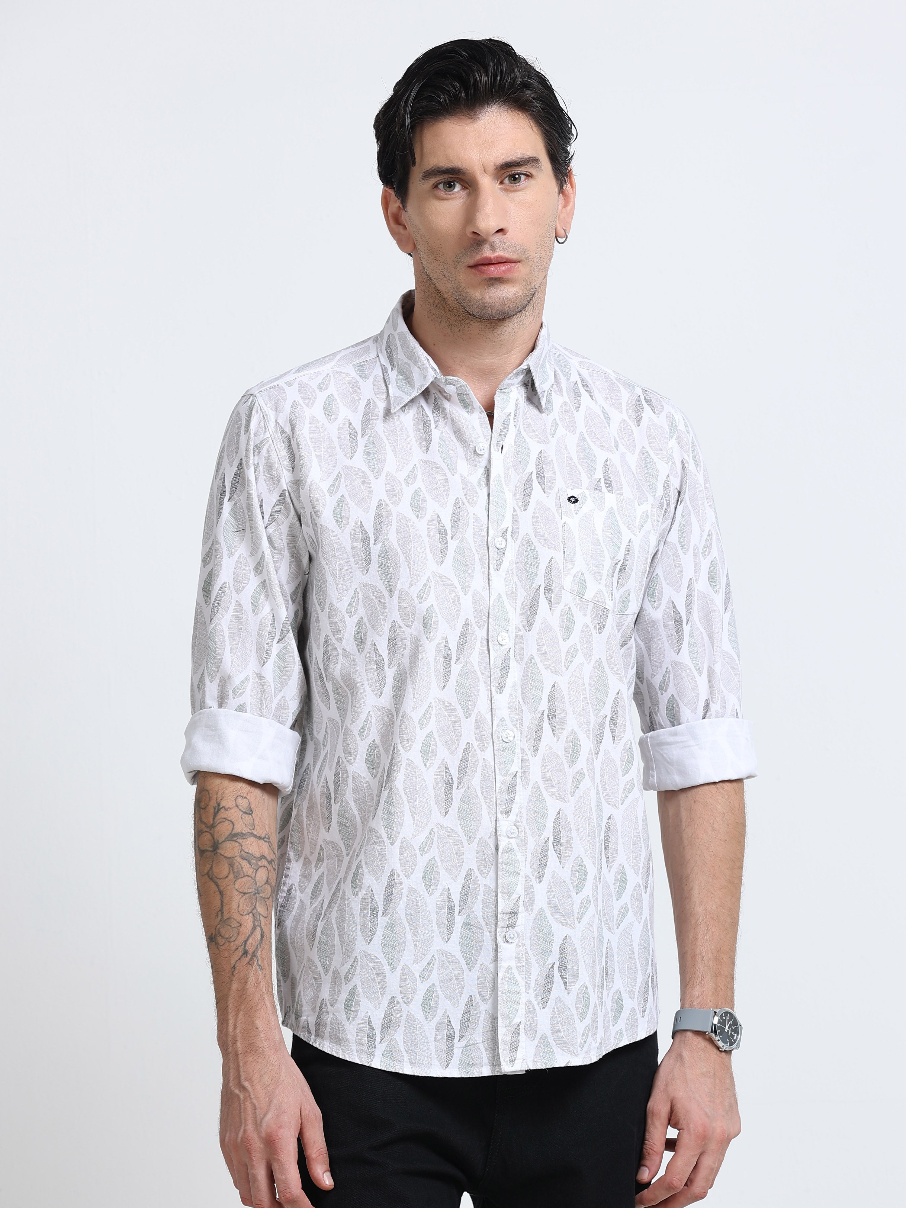 Men Premium Printed Casual Shirt