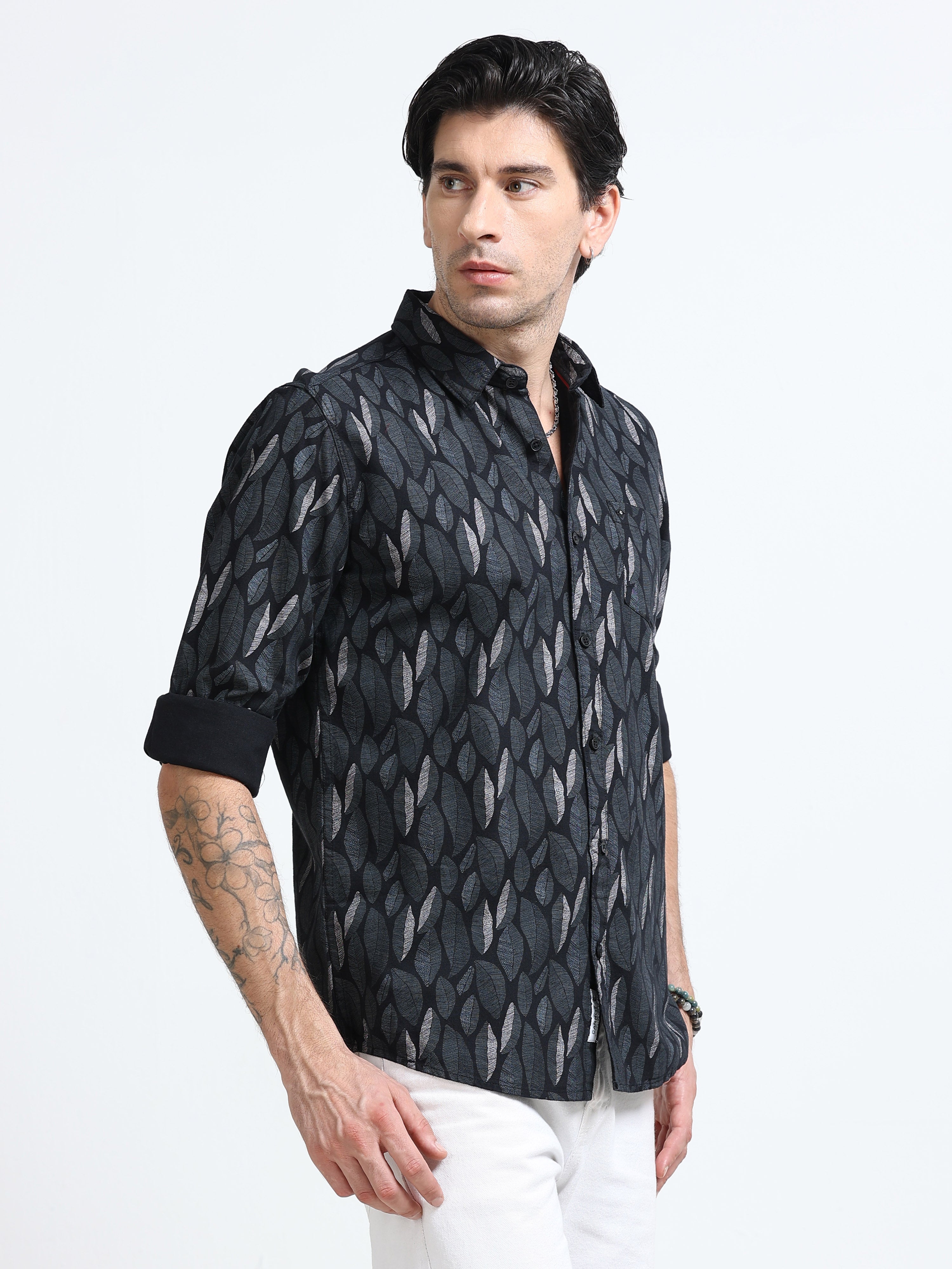 Men Premium Printed Casual Shirt