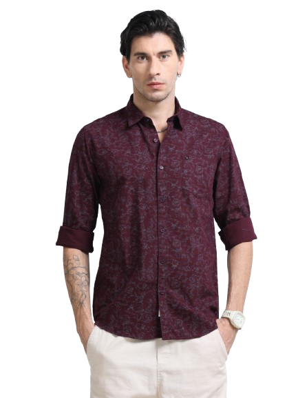 Men Premium Printed Casual Shirt
