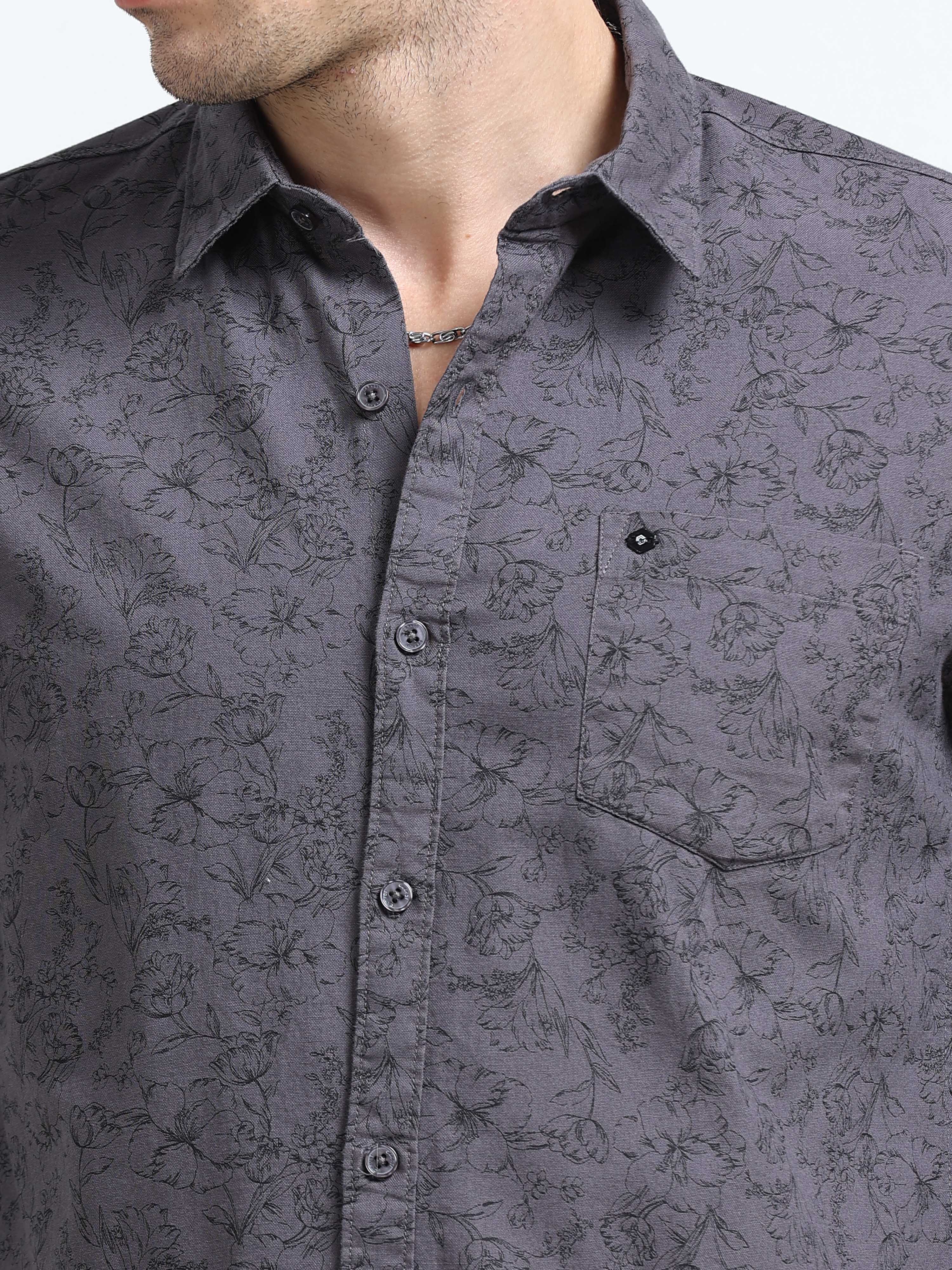 Men Premium Printed Casual Shirt