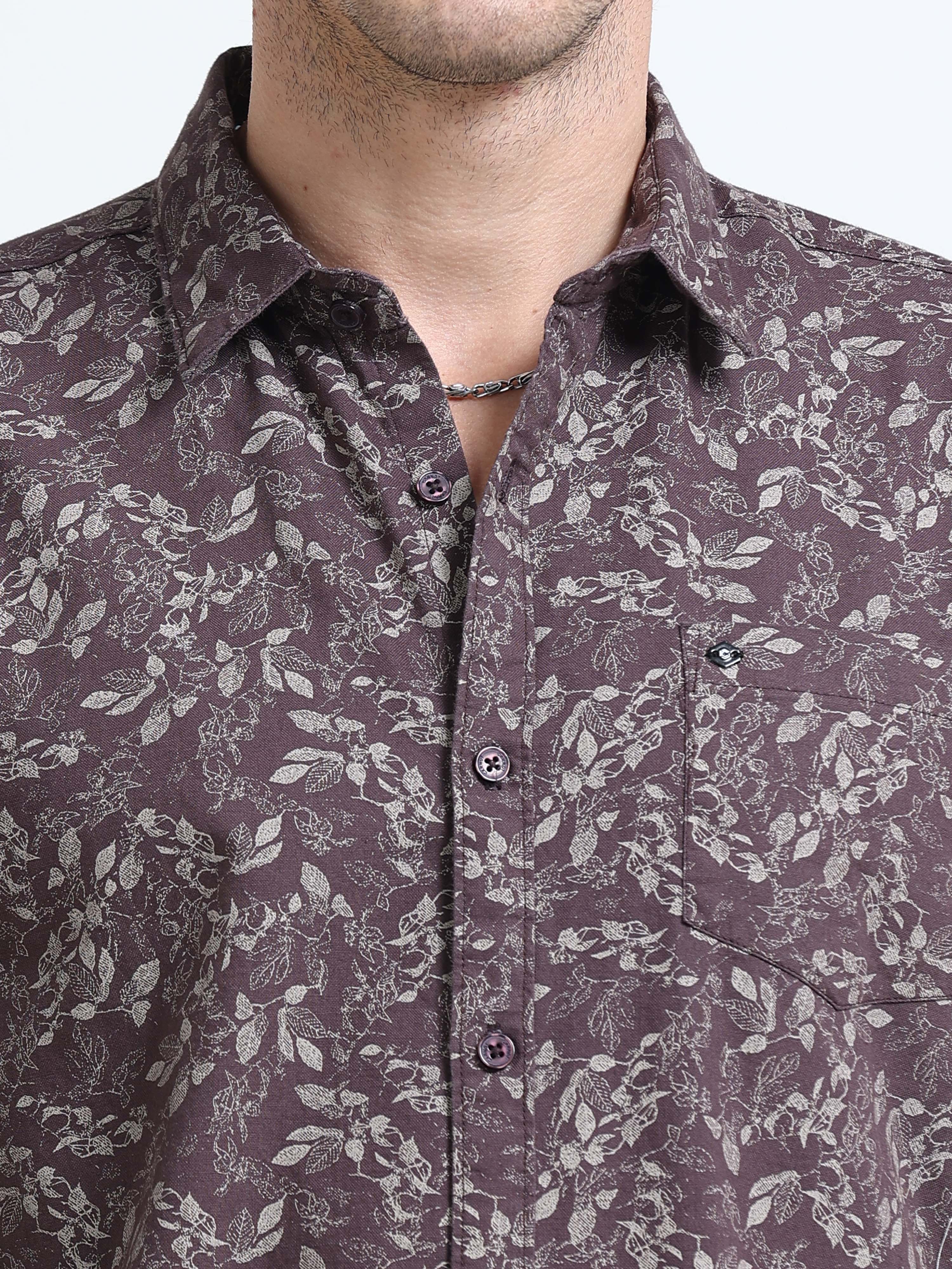 Men Premium Printed Casual Shirt