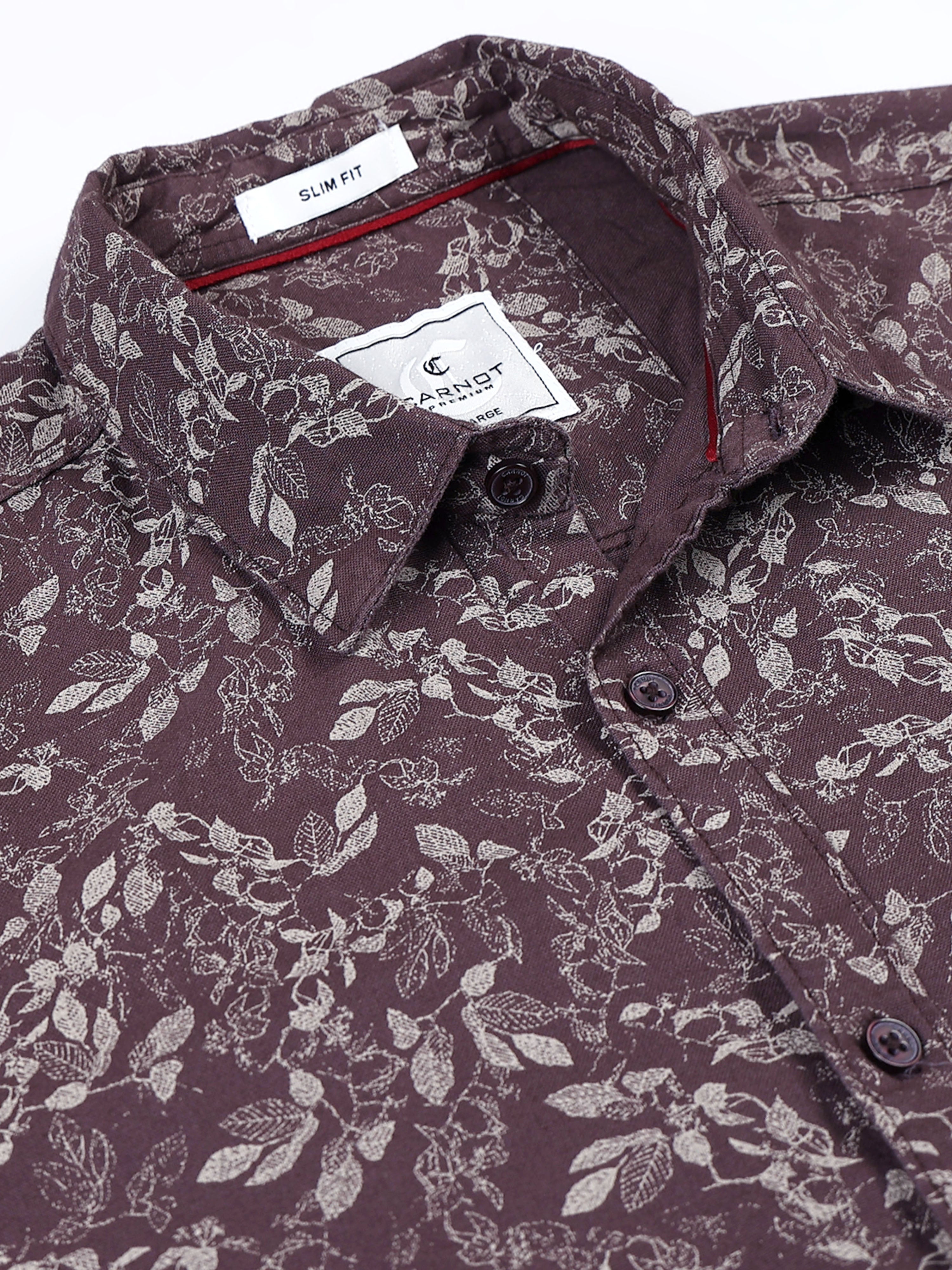 Men Premium Printed Casual Shirt