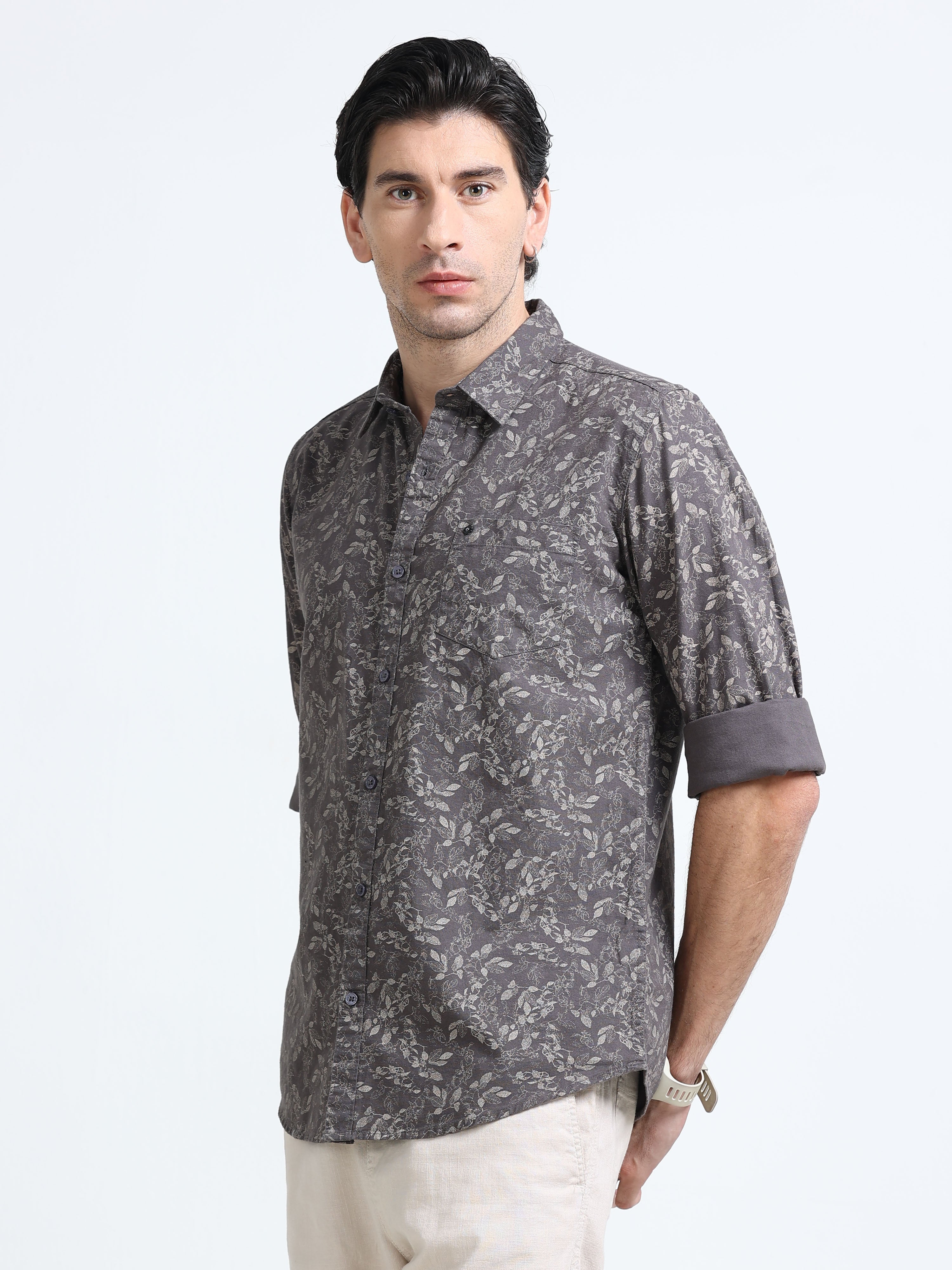 Men Premium Printed Casual Shirt