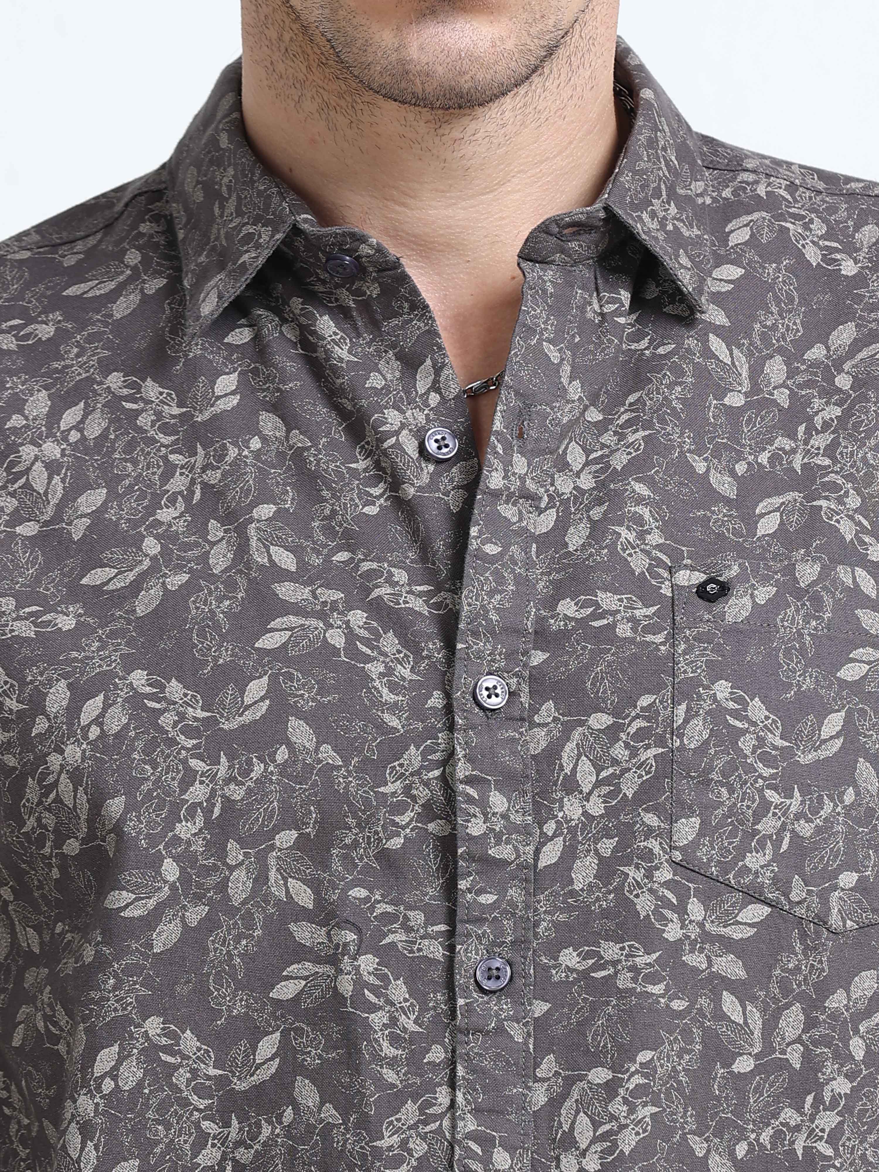 Men Premium Printed Casual Shirt