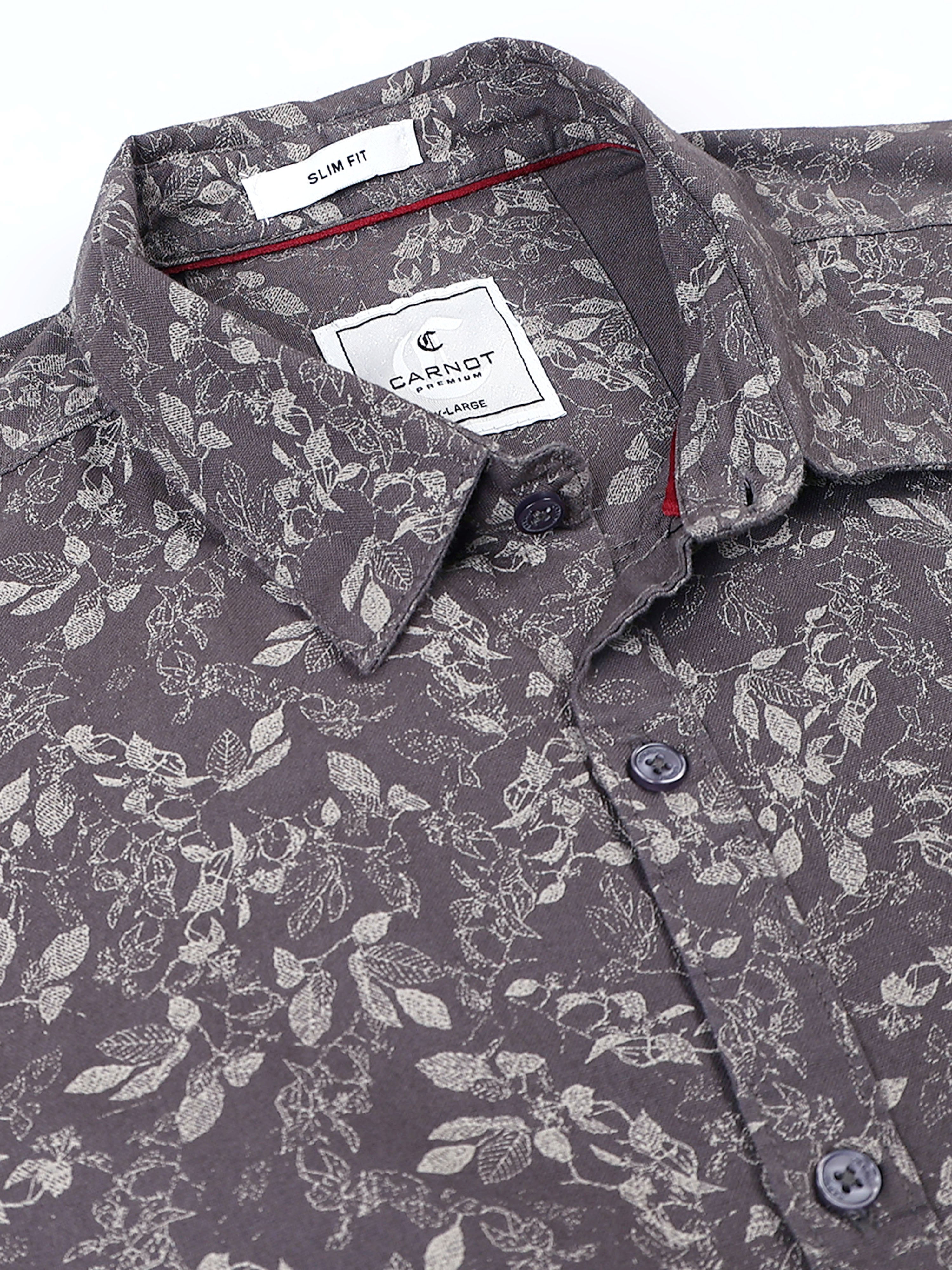 Men Premium Printed Casual Shirt