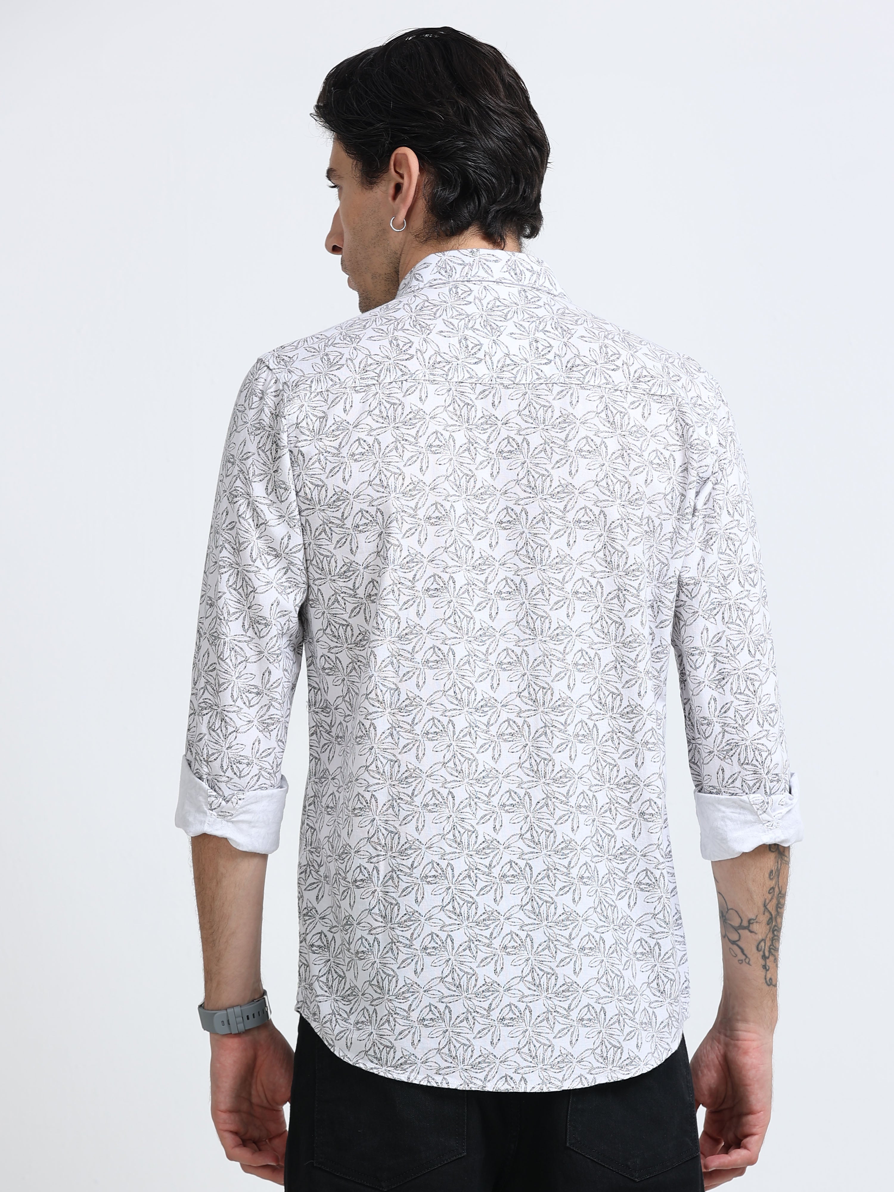 Men Premium Printed Casual Shirt