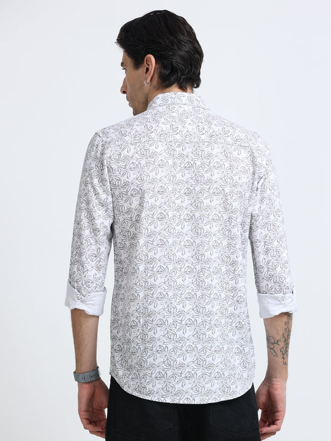 Men Premium Printed Casual Shirt