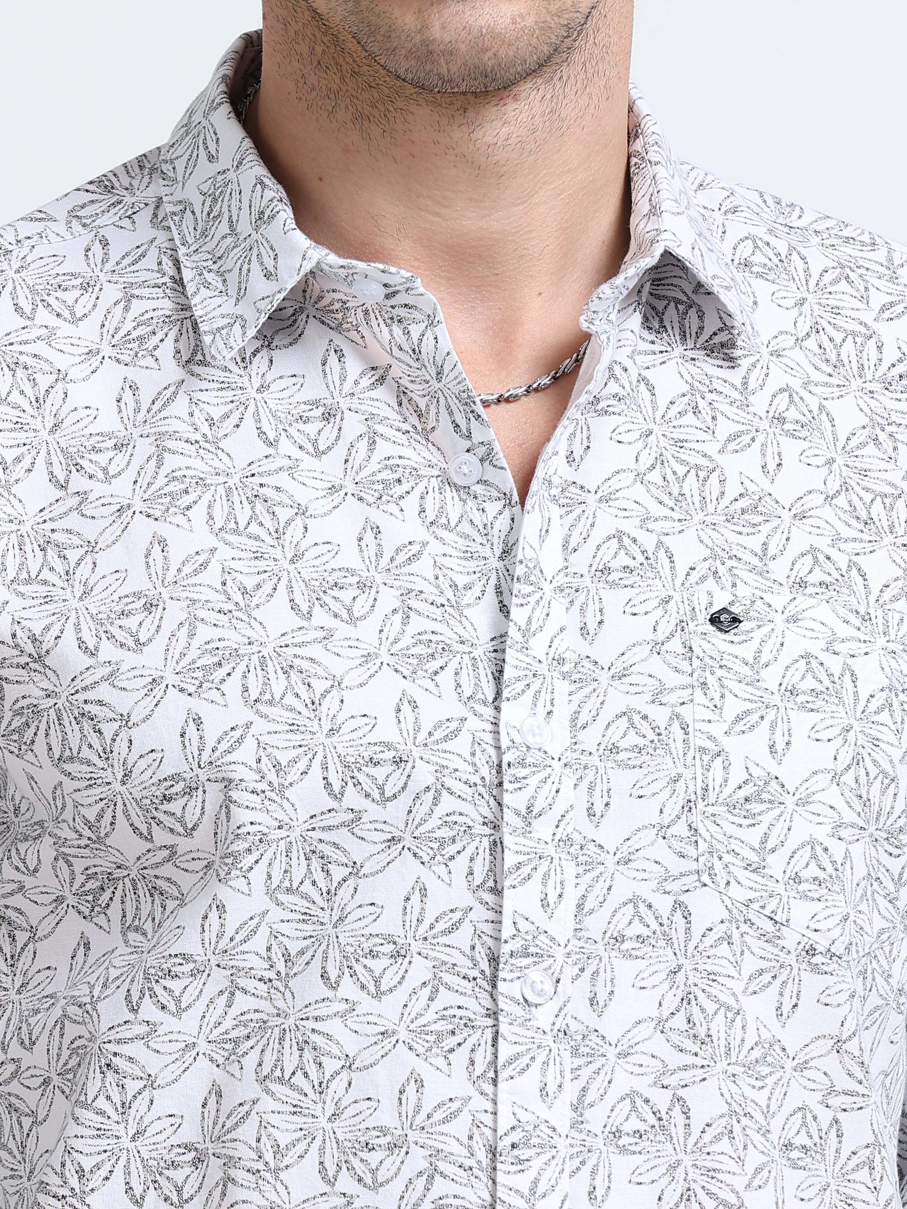 Men Premium Printed Casual Shirt