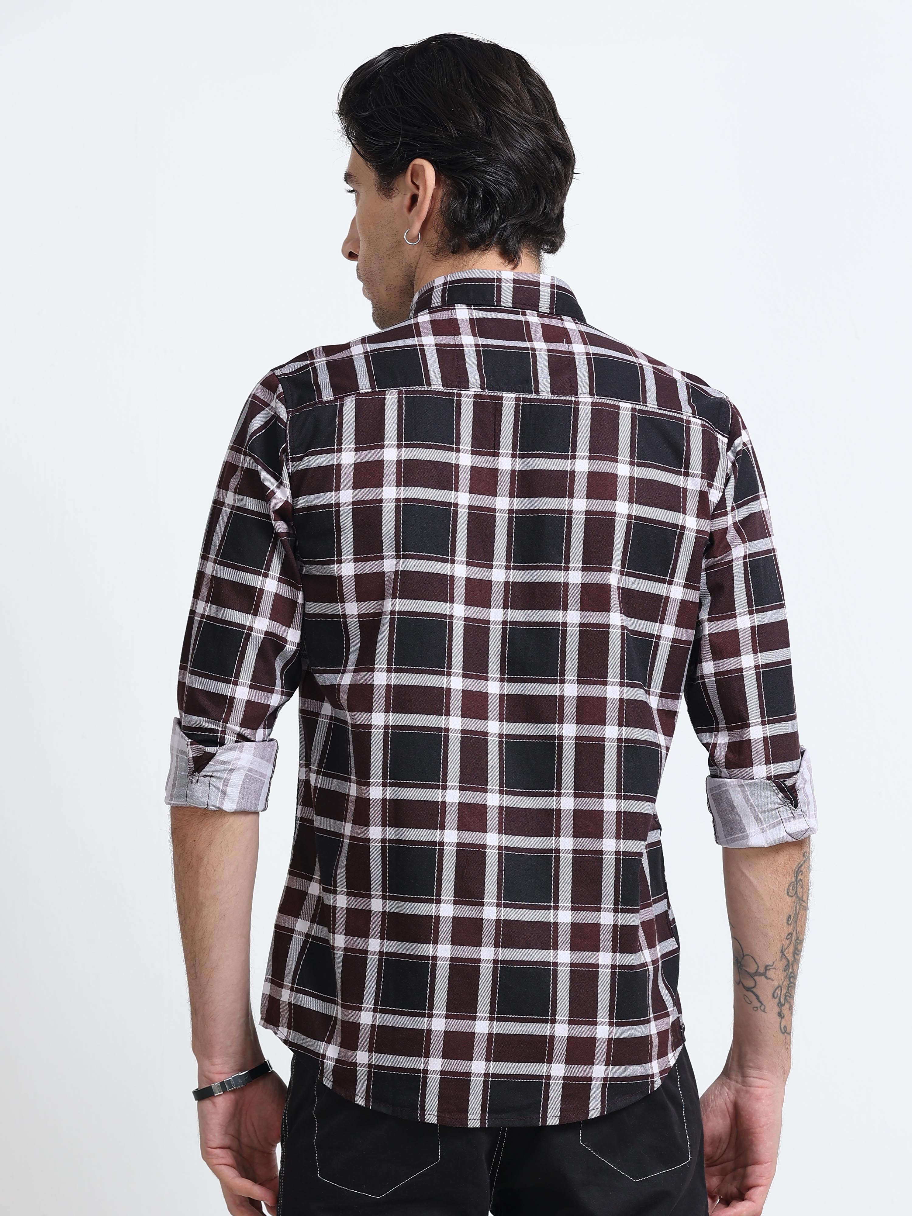 Men Premium Checkered Casual Shirt
