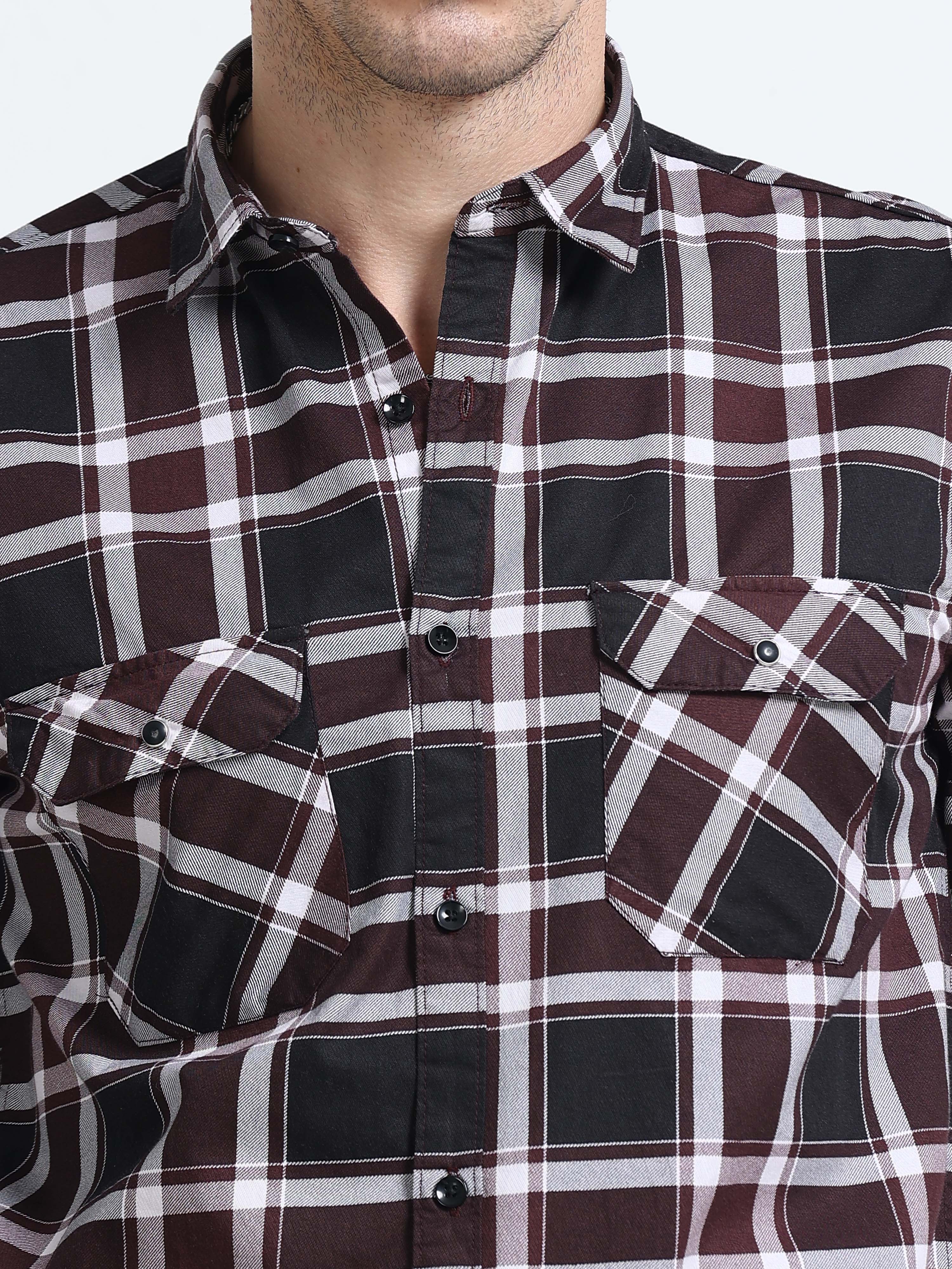 Men Premium Checkered Casual Shirt