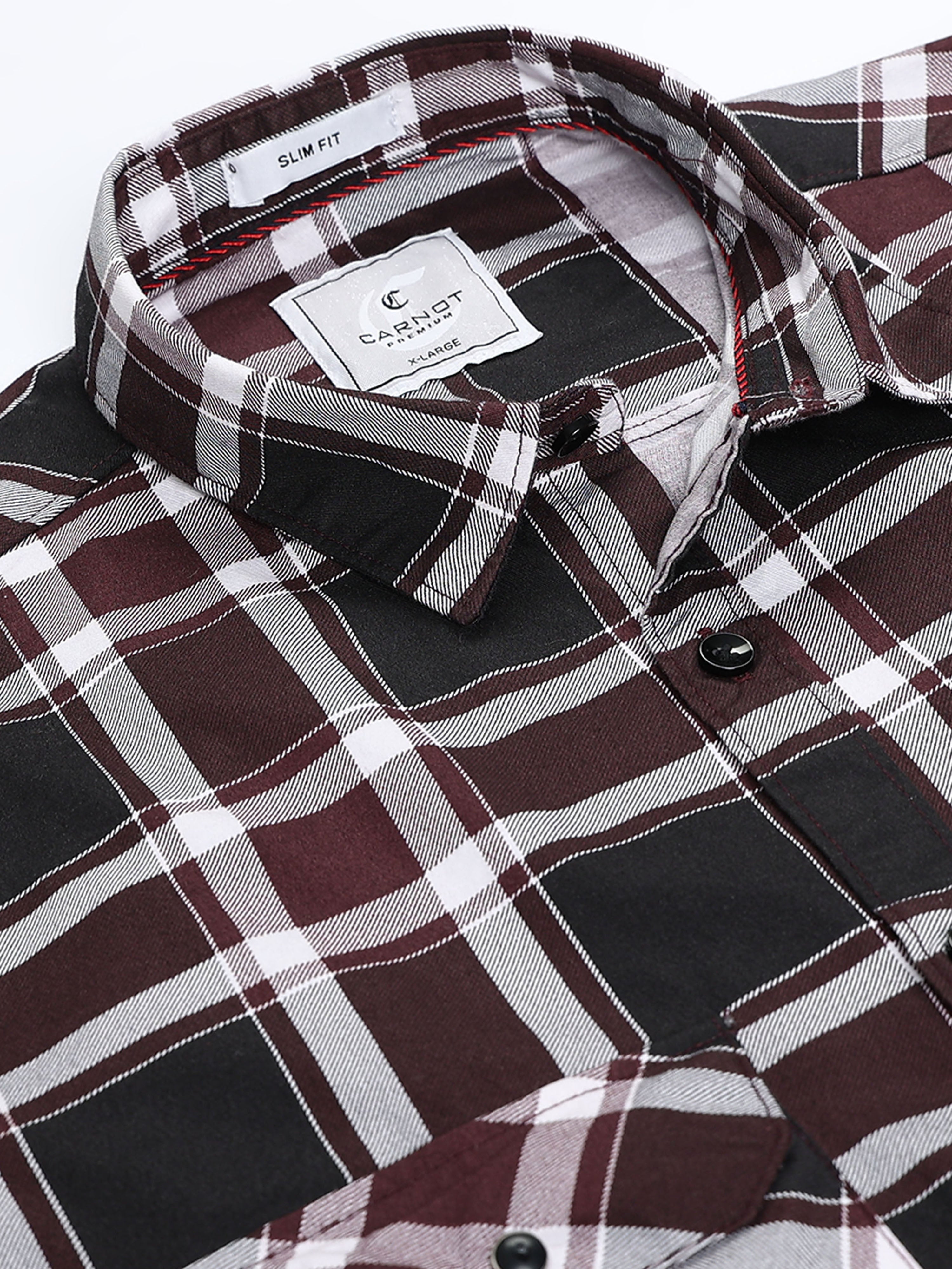 Men Premium Checkered Casual Shirt