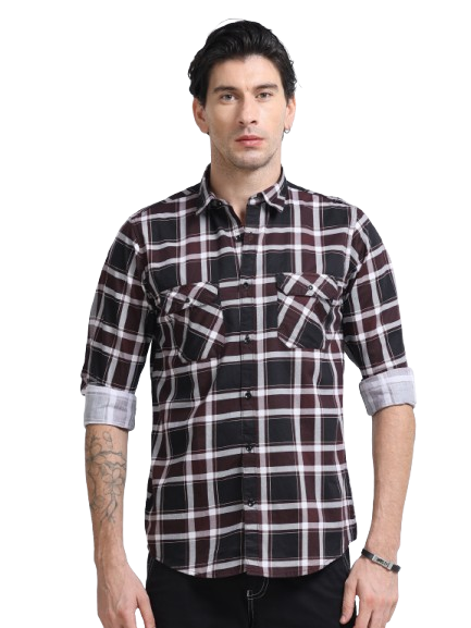Men Premium Checkered Casual Shirt