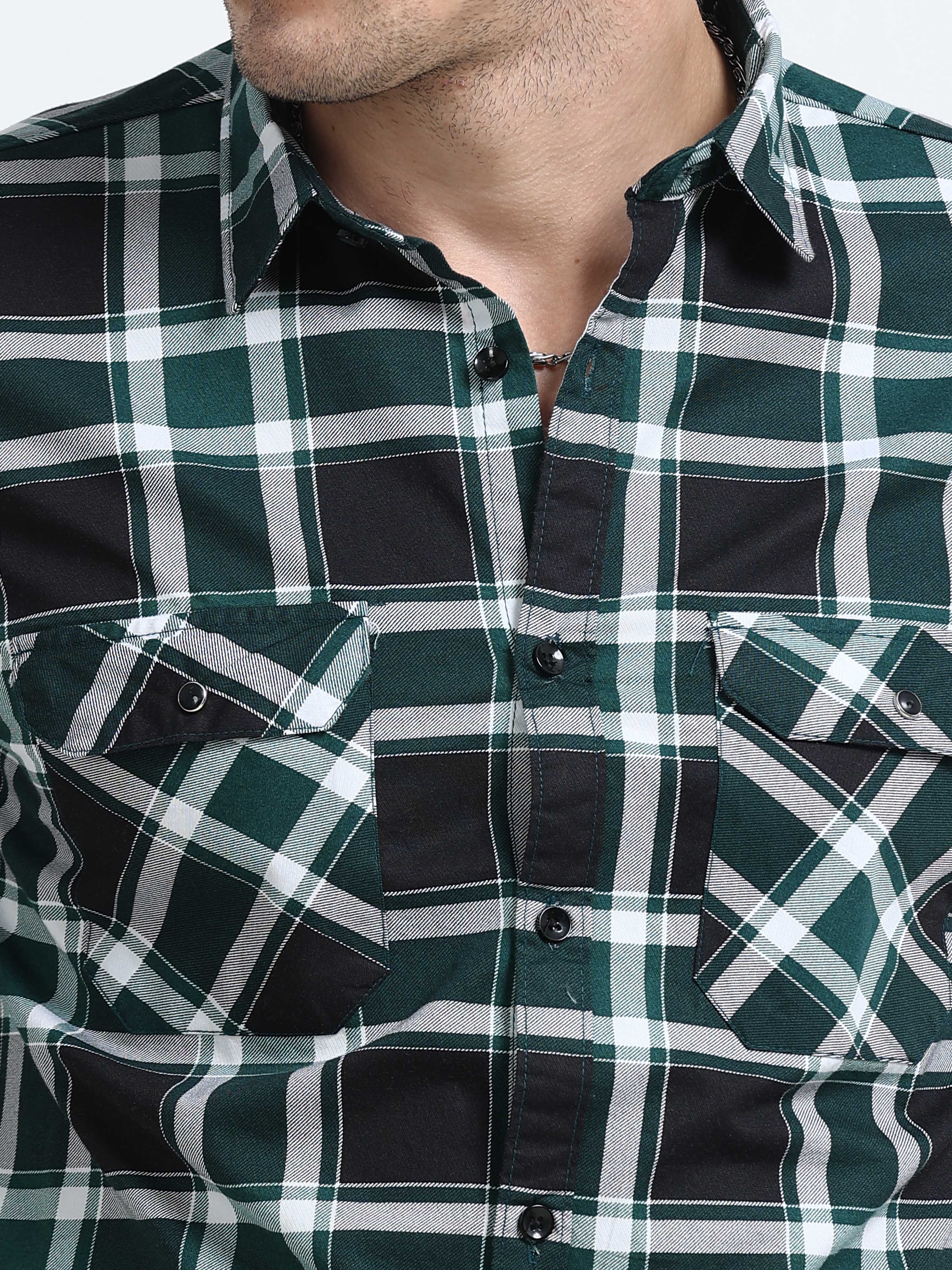 Men Premium Checkered Casual Shirt