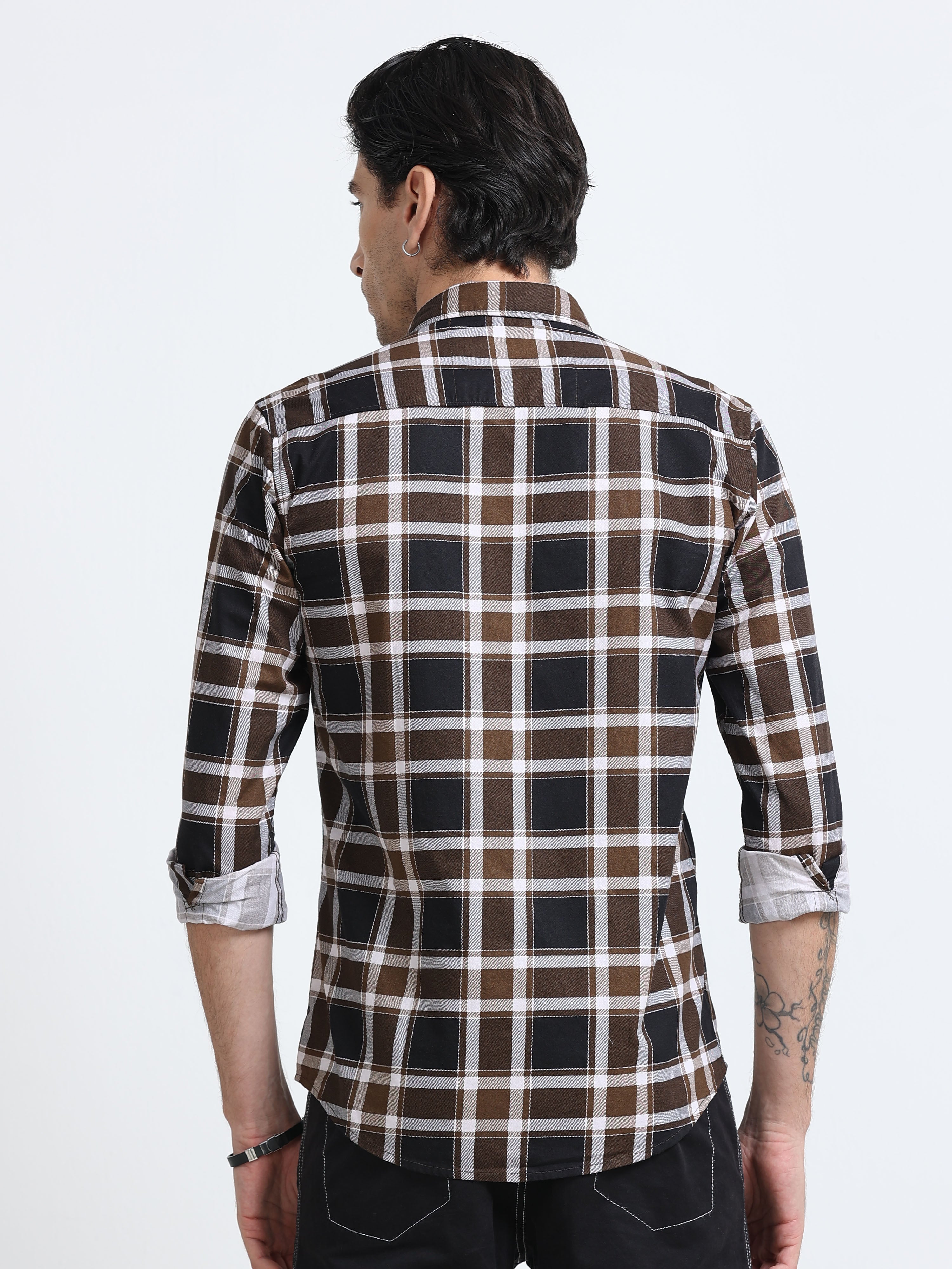 Men Premium Checkered Casual Shirt