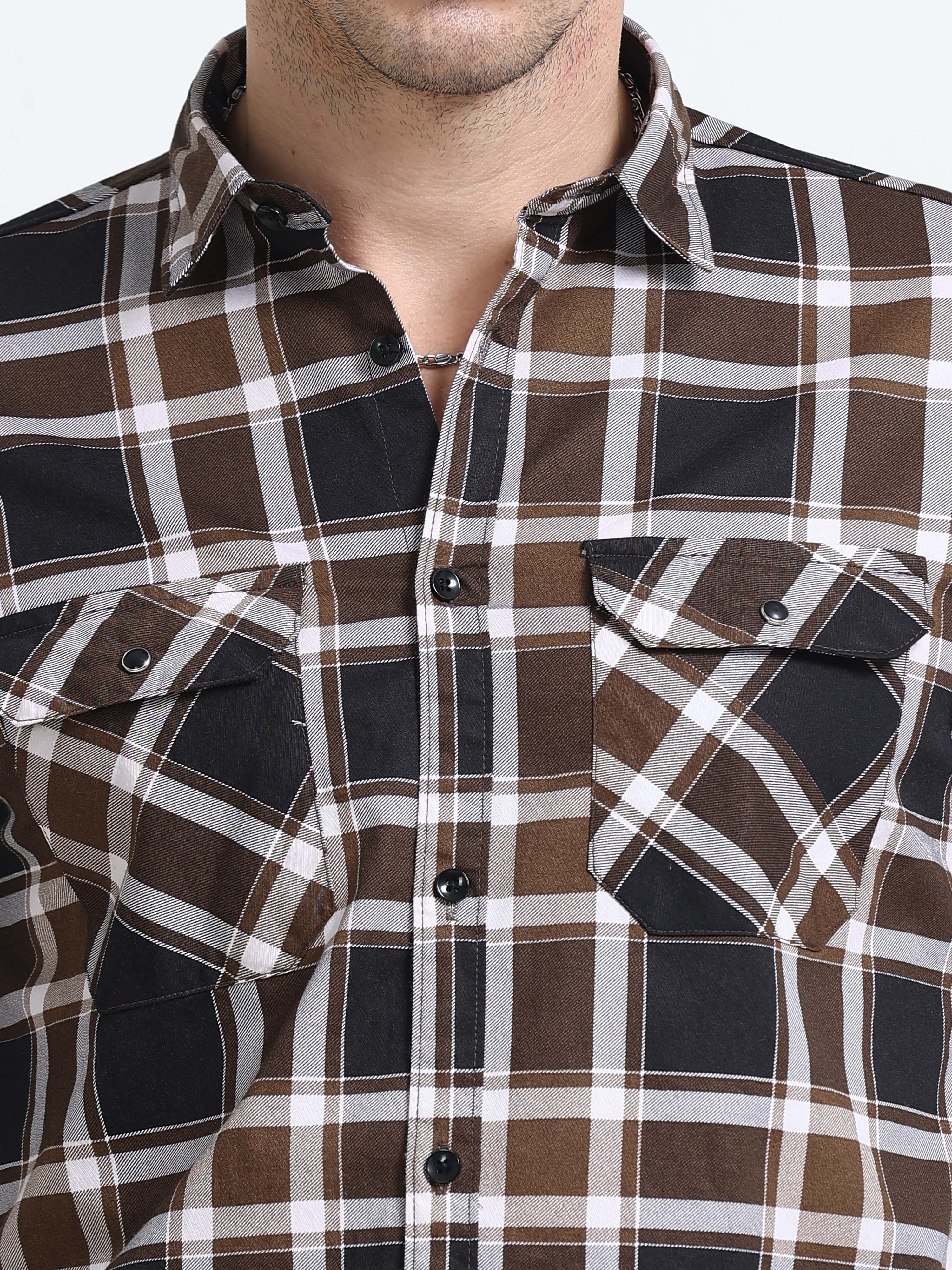 Men Premium Checkered Casual Shirt