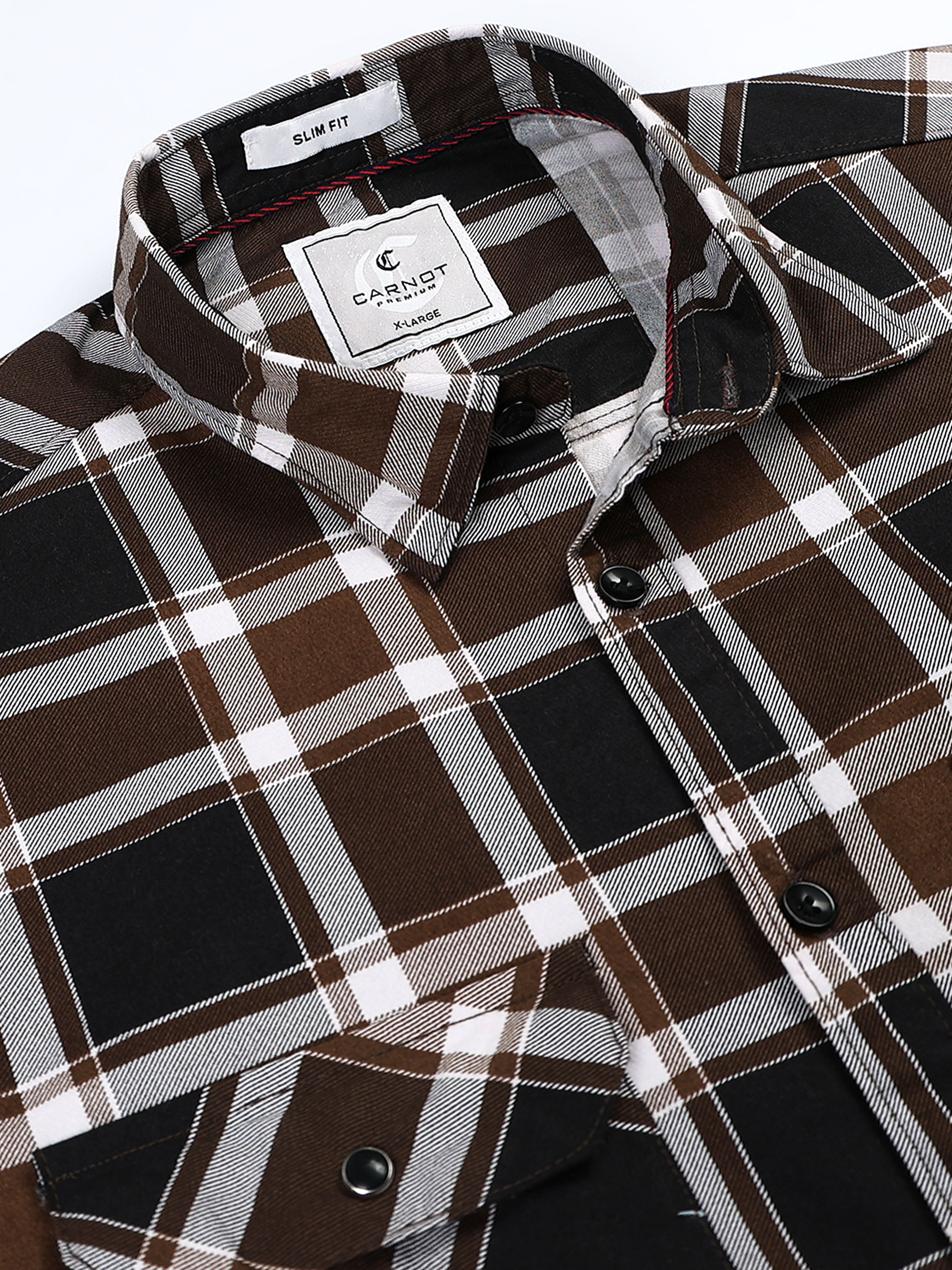 Men Premium Checkered Casual Shirt