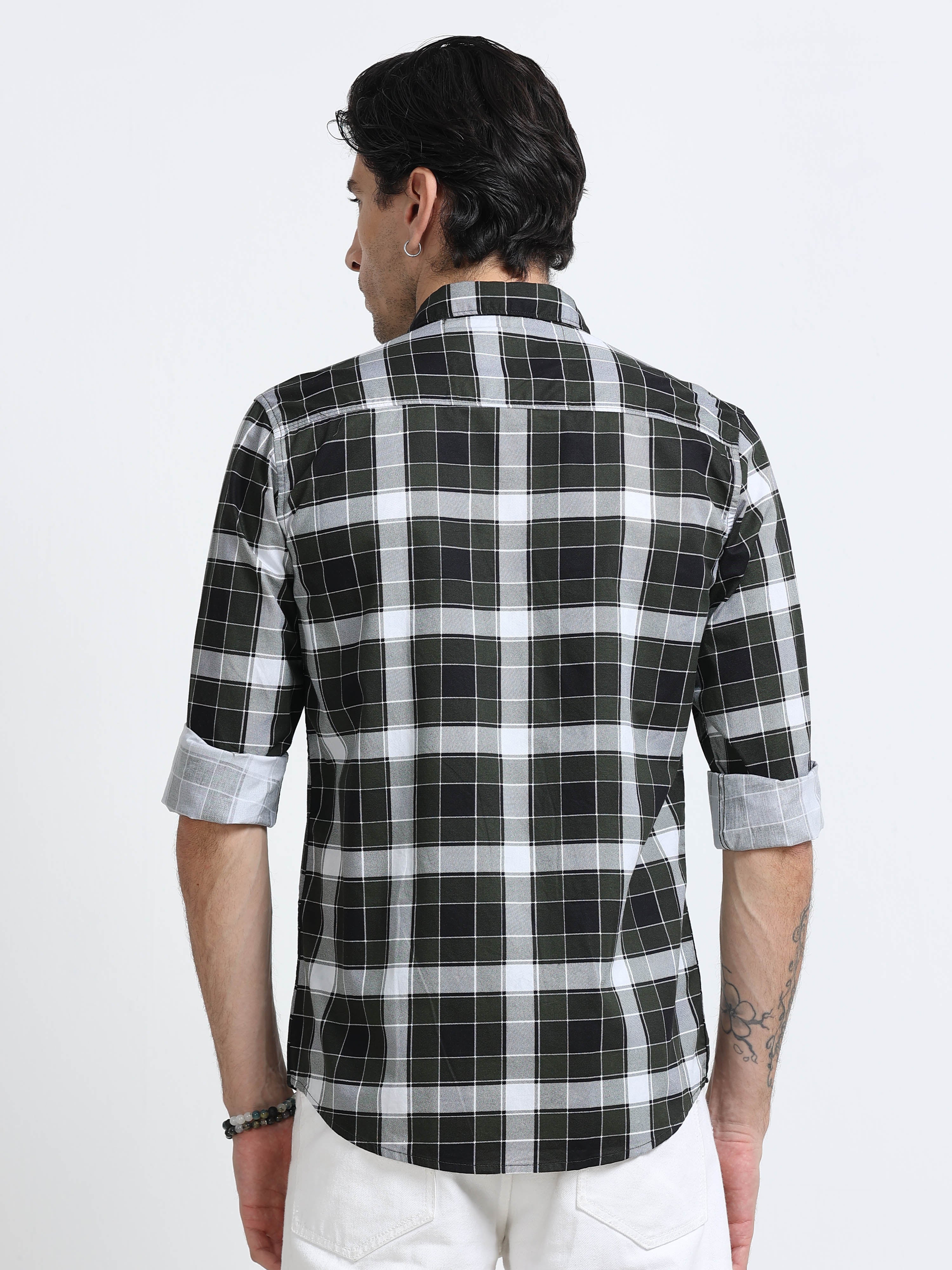 Men Premium Checkered Casual Shirt
