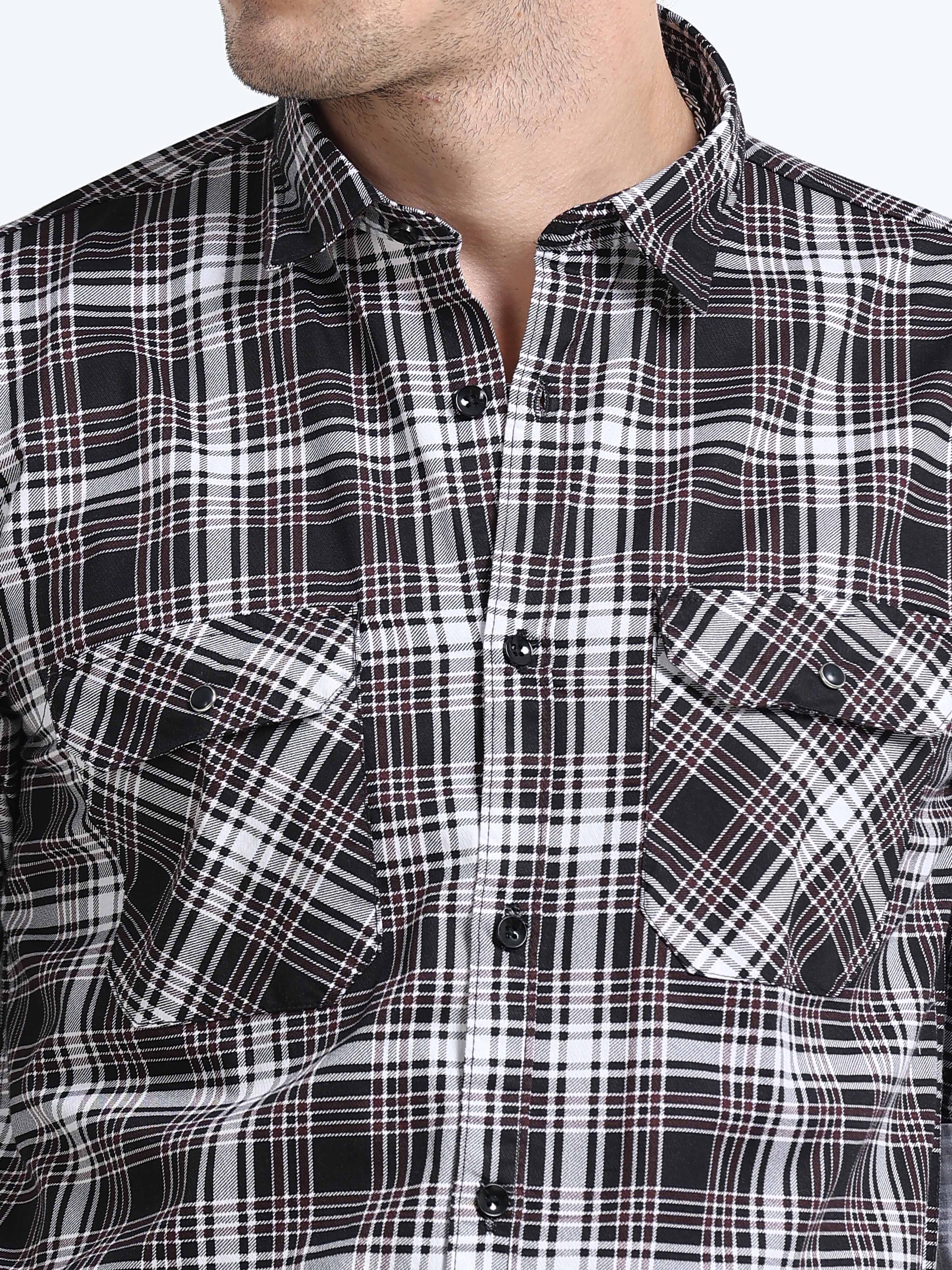 Men Premium Checkered Casual Shirt