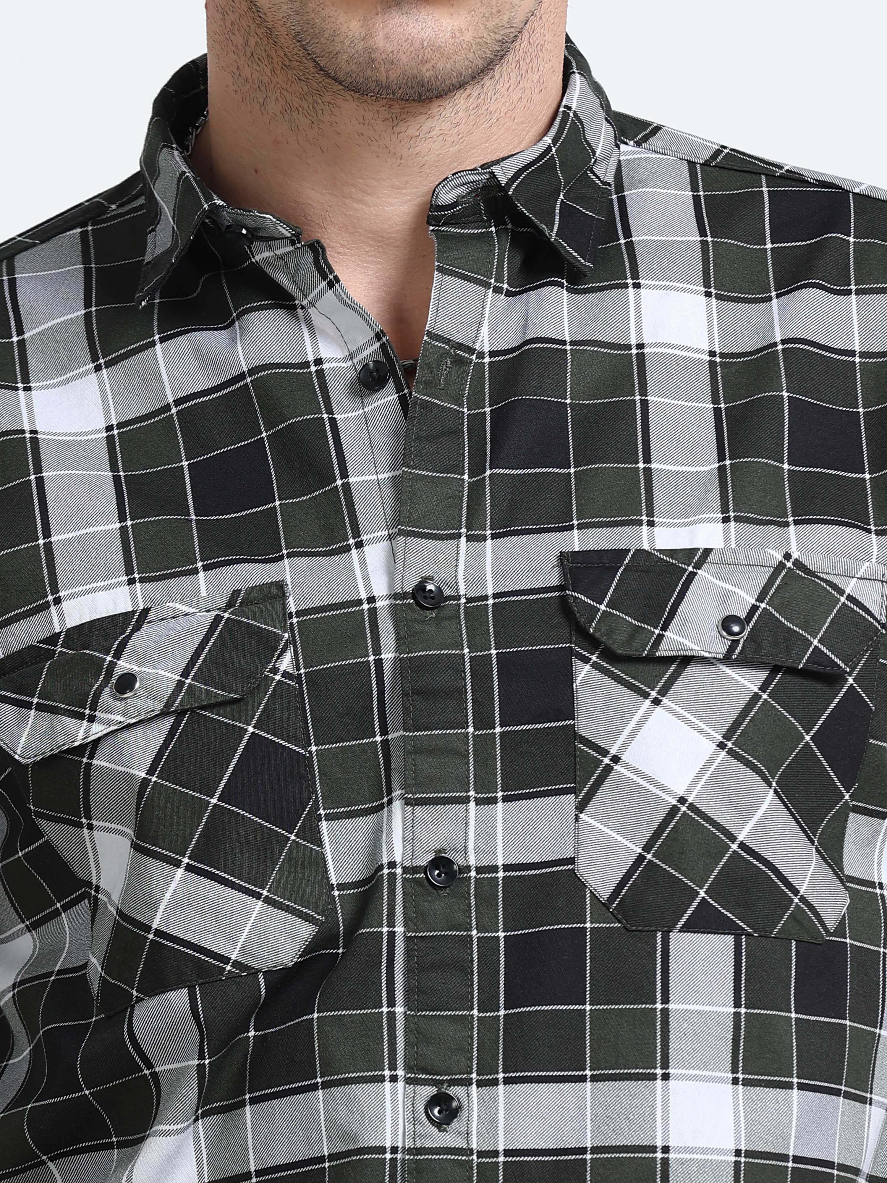 Men Premium Checkered Casual Shirt
