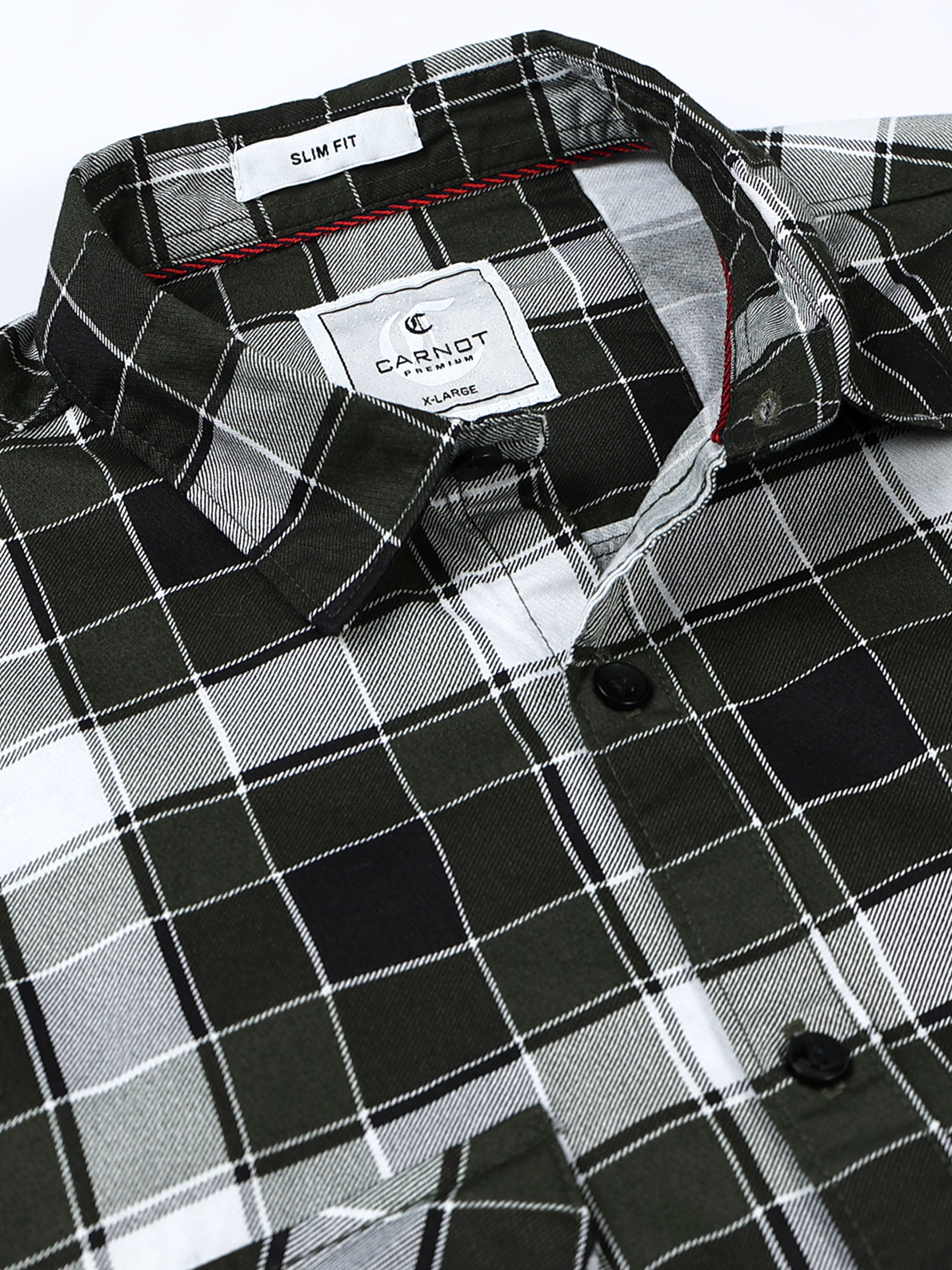 Men Premium Checkered Casual Shirt