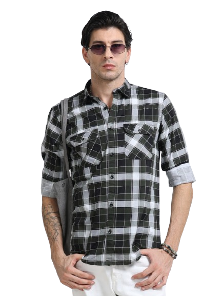 Men Premium Checkered Casual Shirt