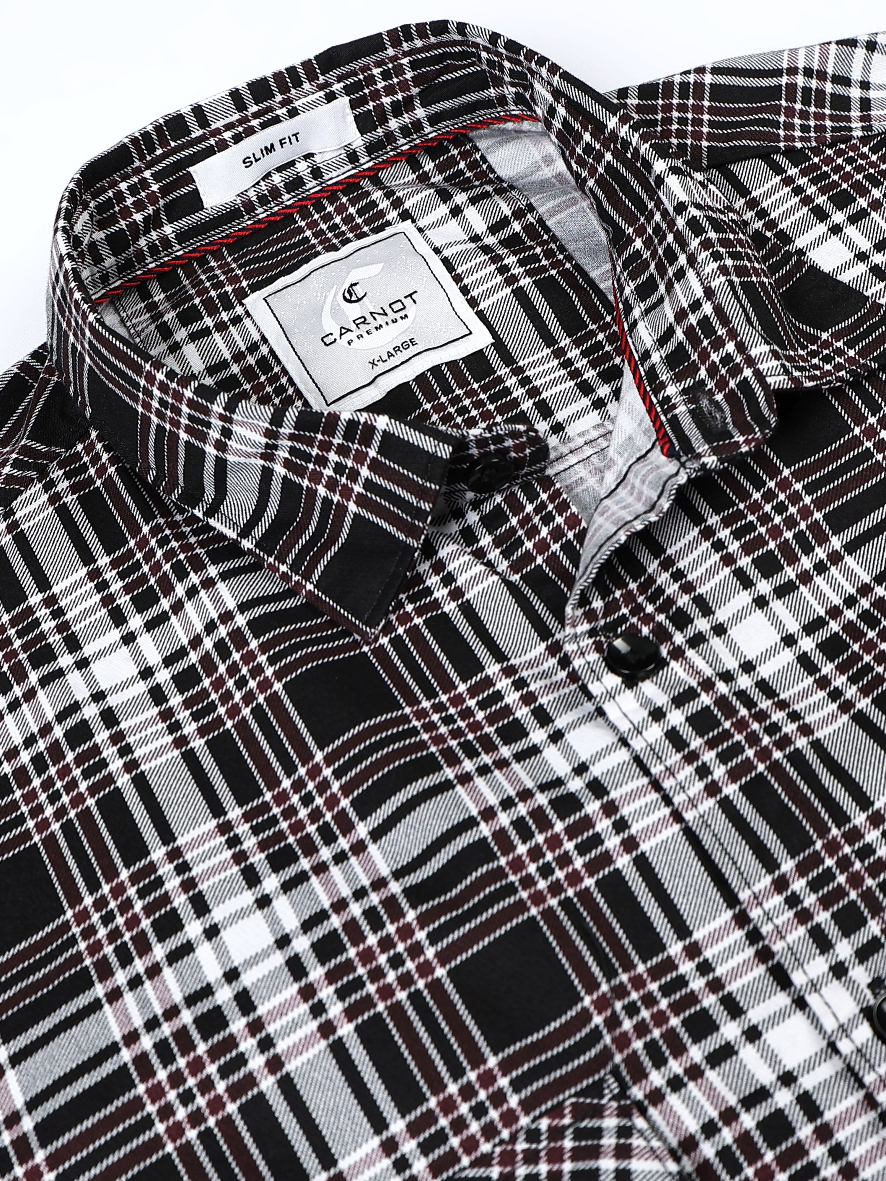 Men Premium Checkered Casual Shirt