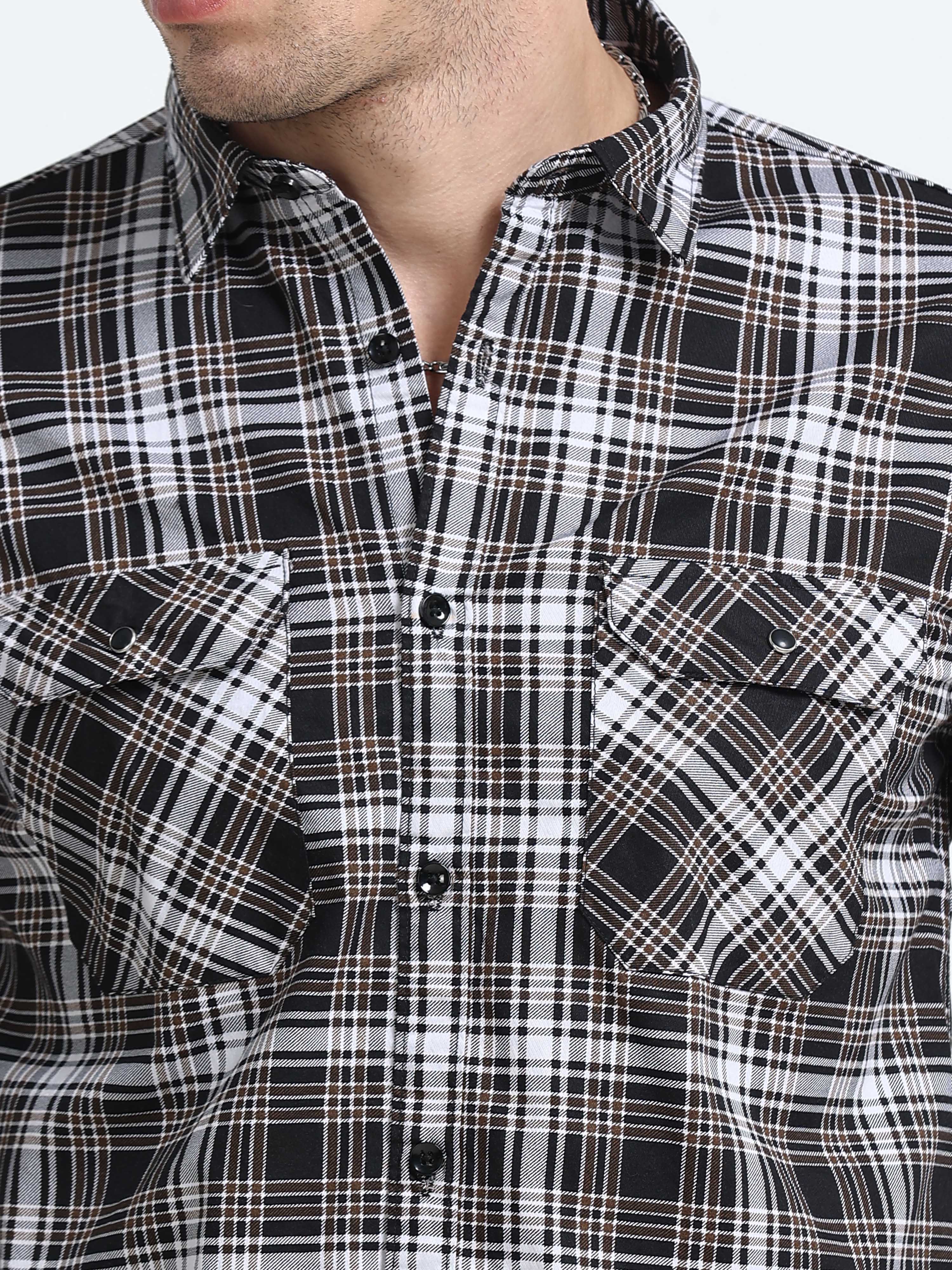Men Premium Checkered Casual Shirt