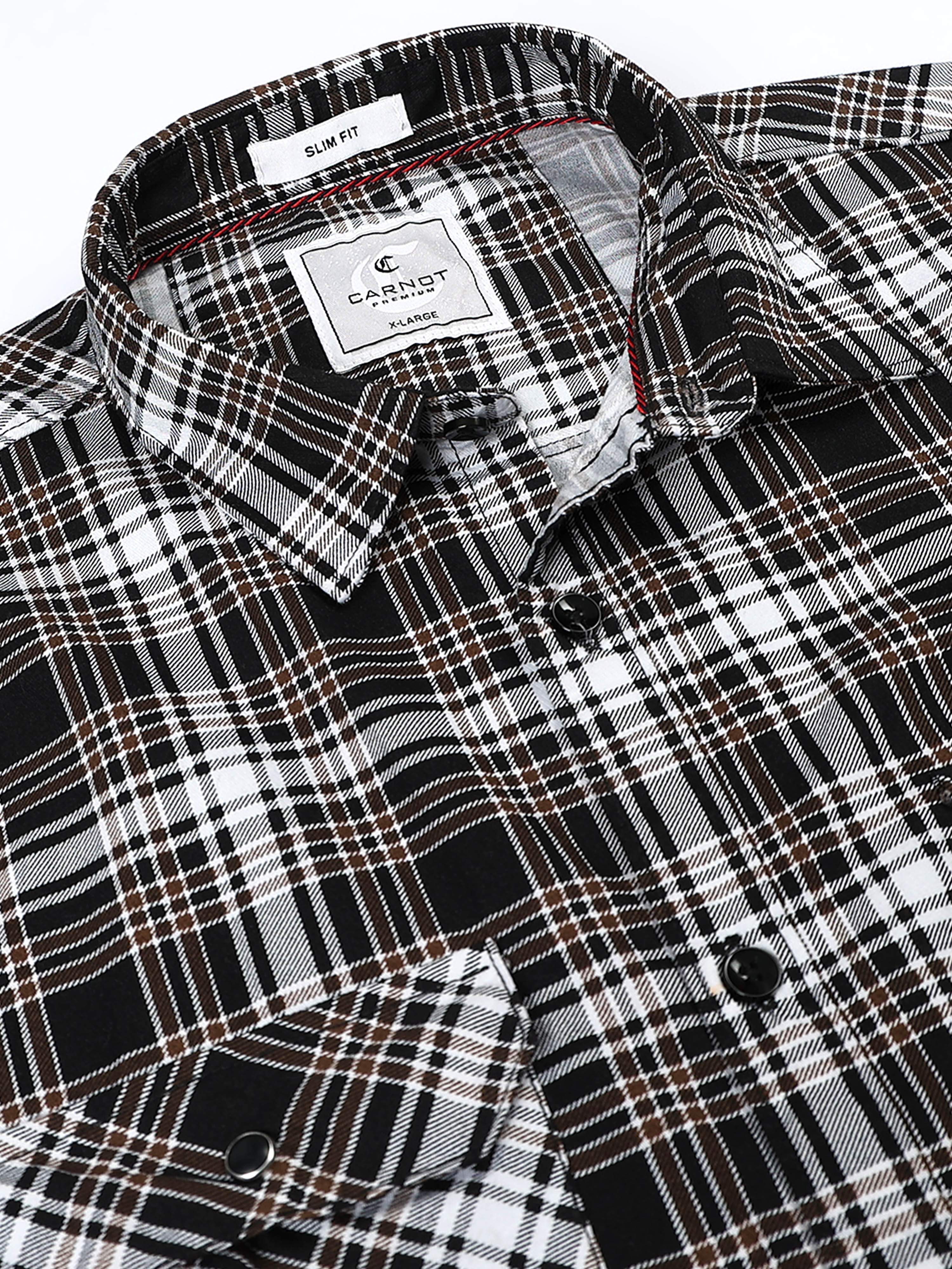 Men Premium Checkered Casual Shirt