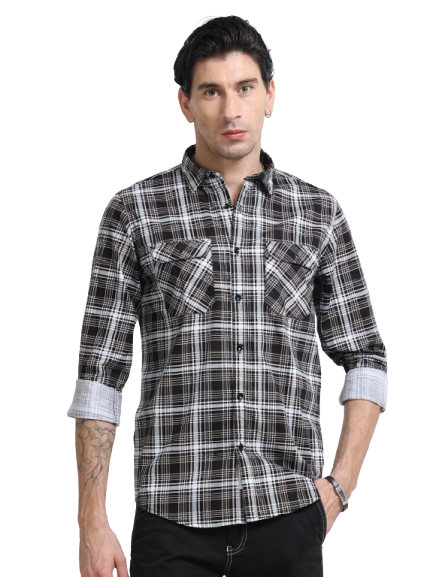 Men Premium Checkered Casual Shirt