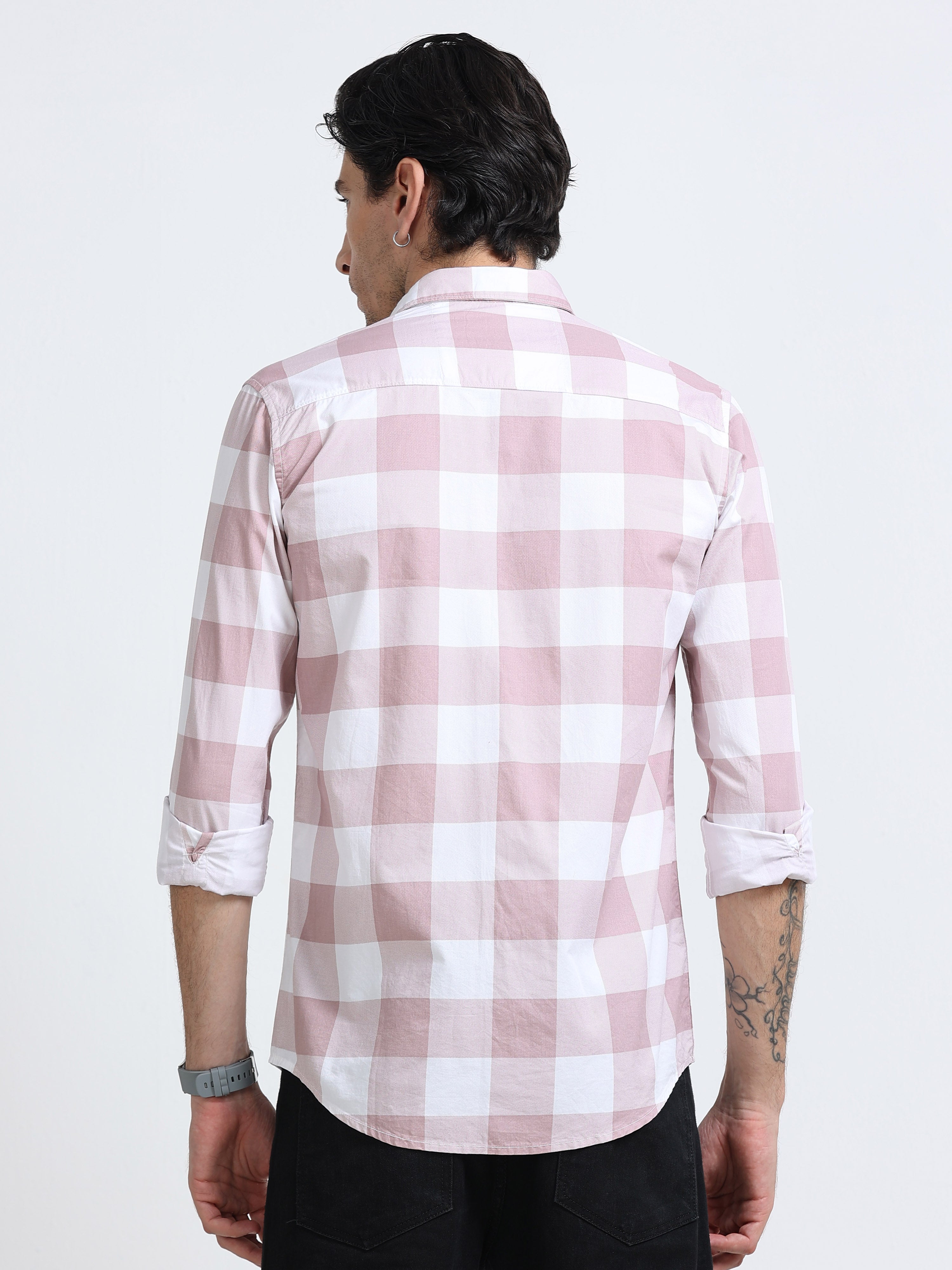 Men Premium Checkered Casual Shirt