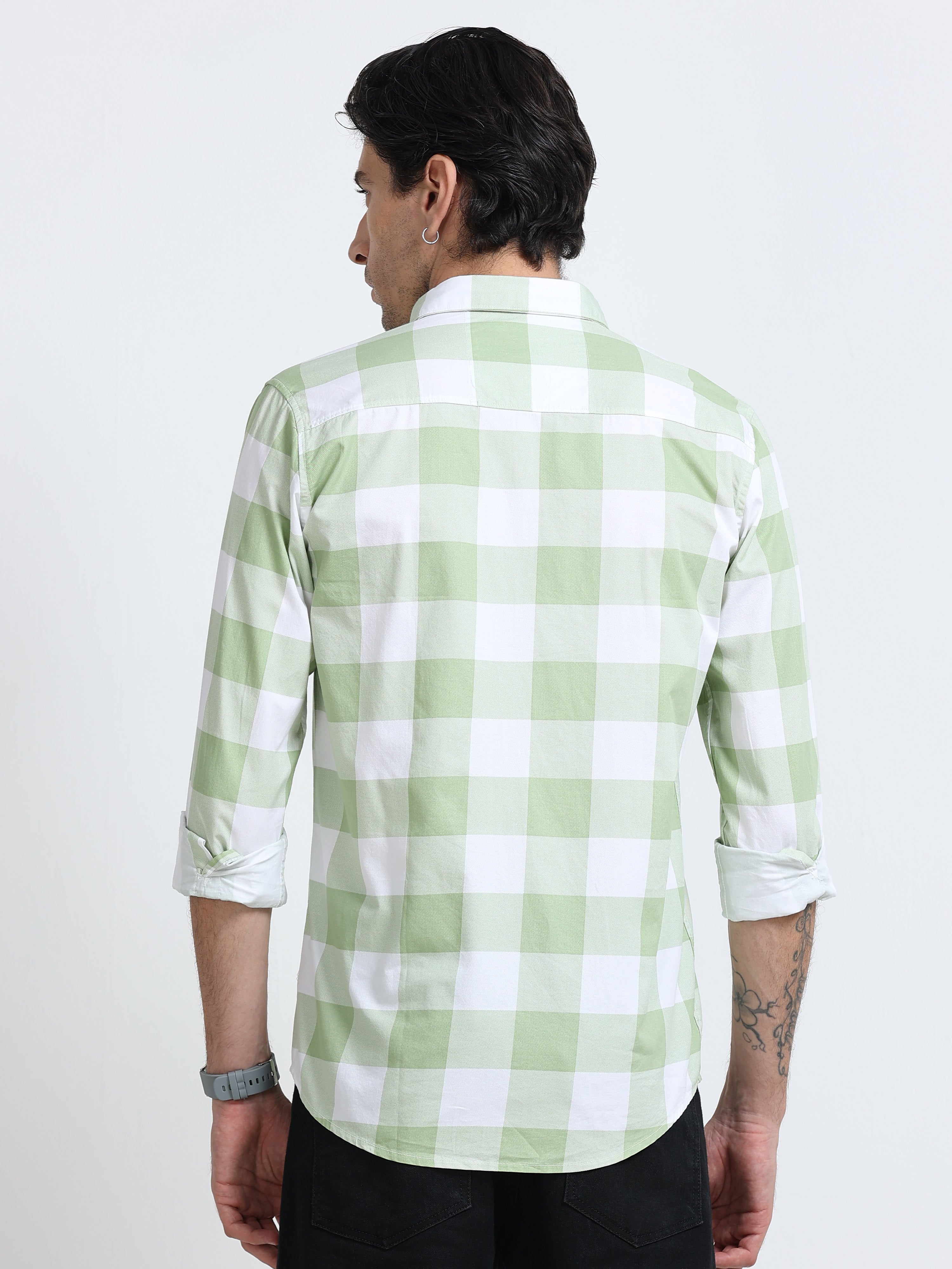Men Premium Checkered Casual Shirt