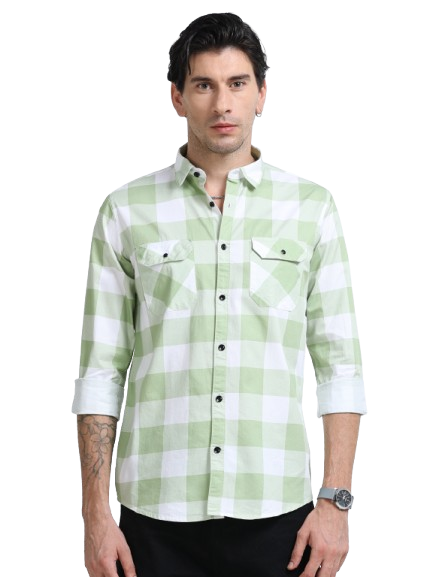 Men Premium Checkered Casual Shirt