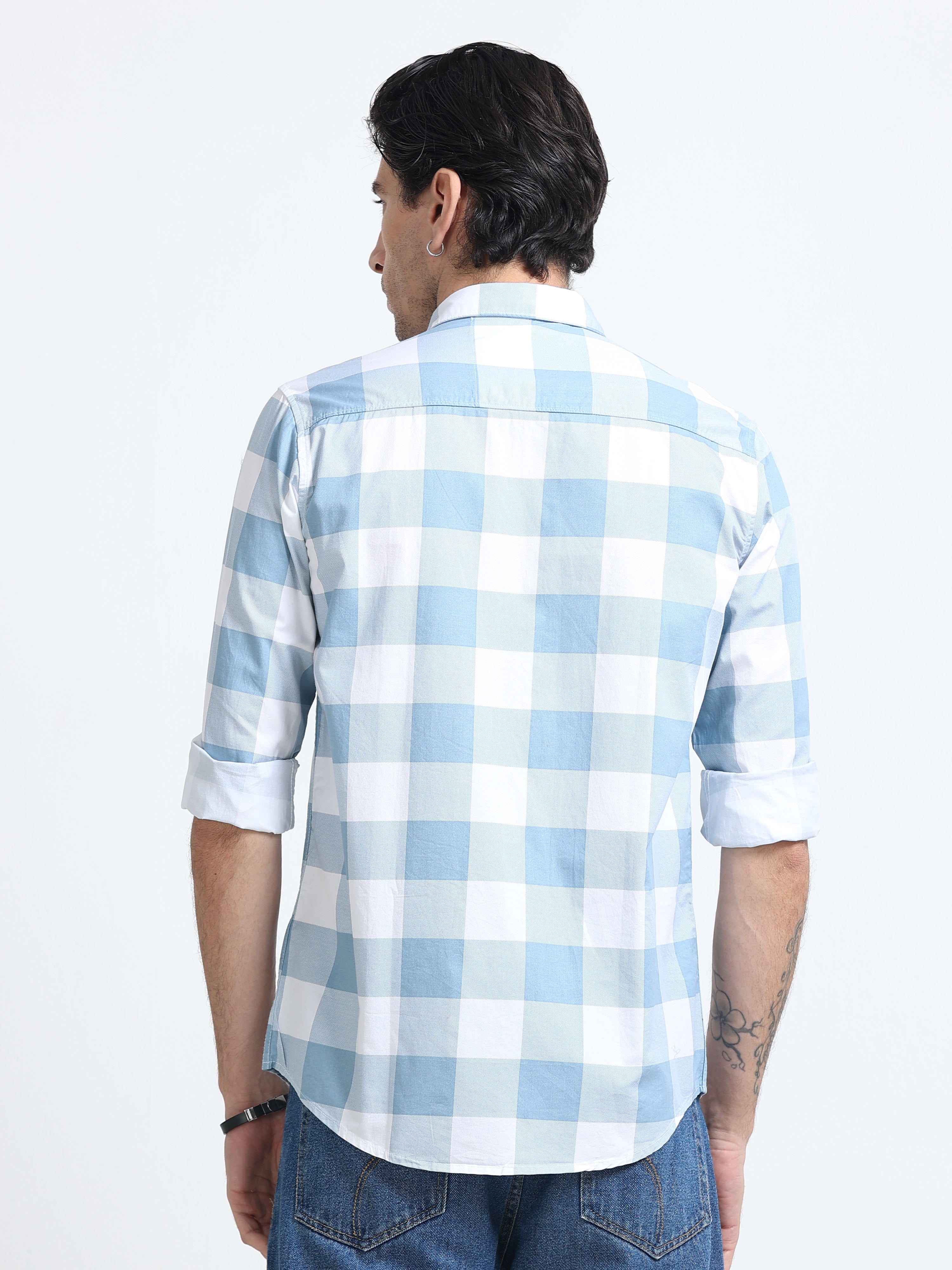 Men Premium Checkered Casual Shirt