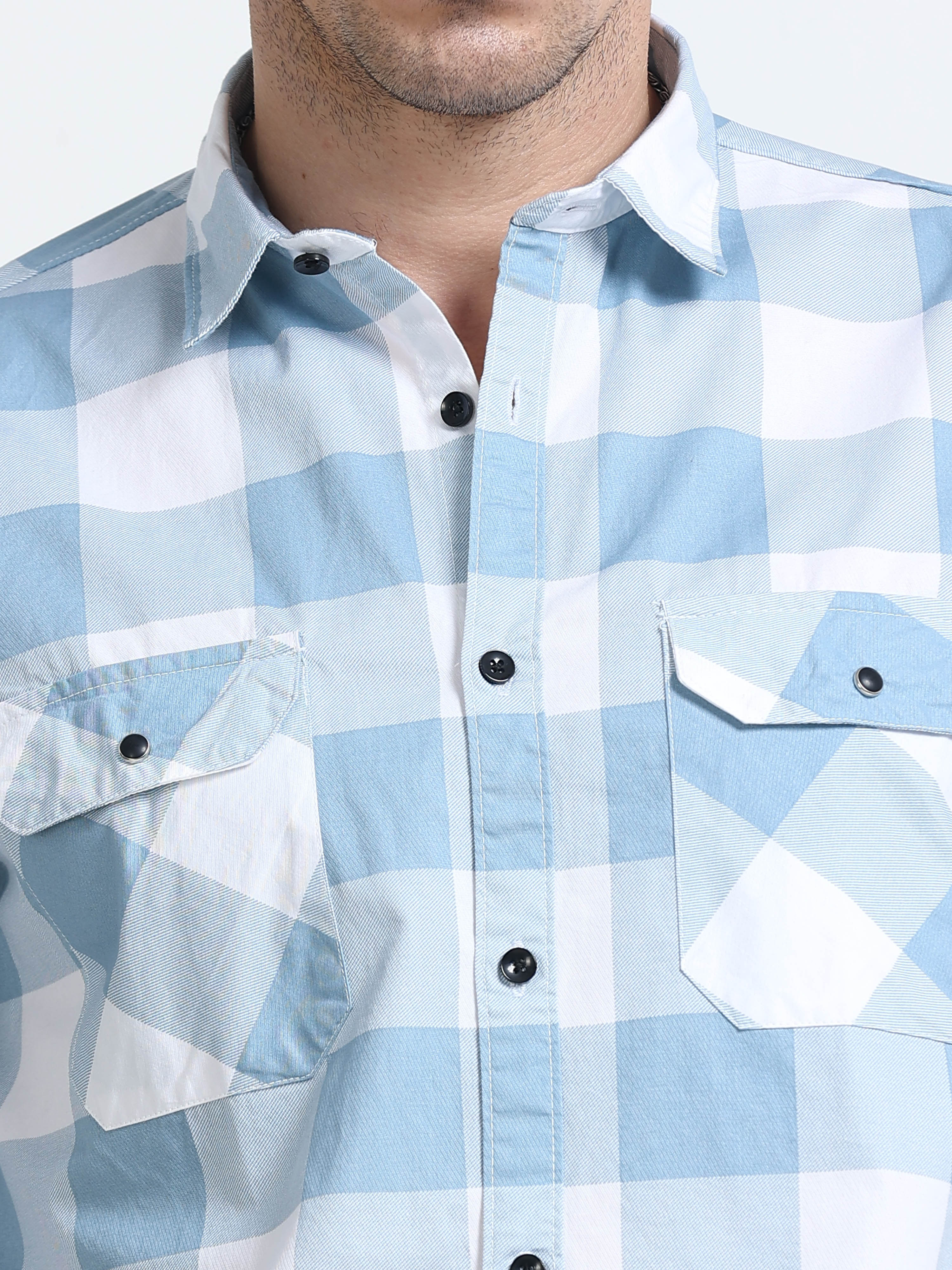 Men Premium Checkered Casual Shirt