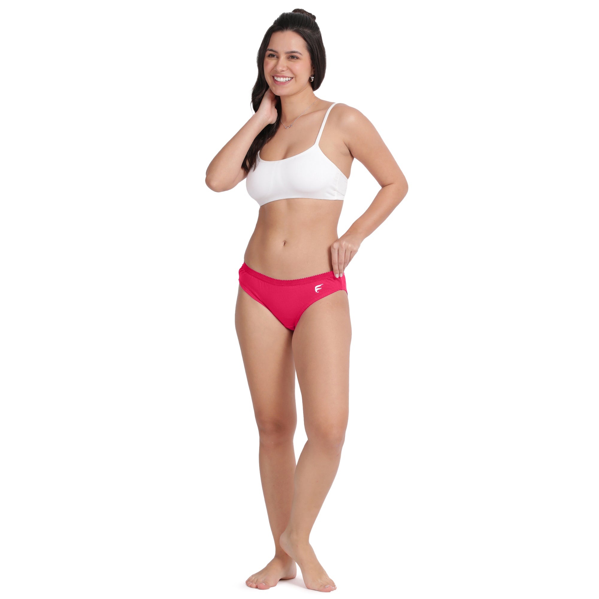 Low Rise Half Coverage Bikini Pack Of 3