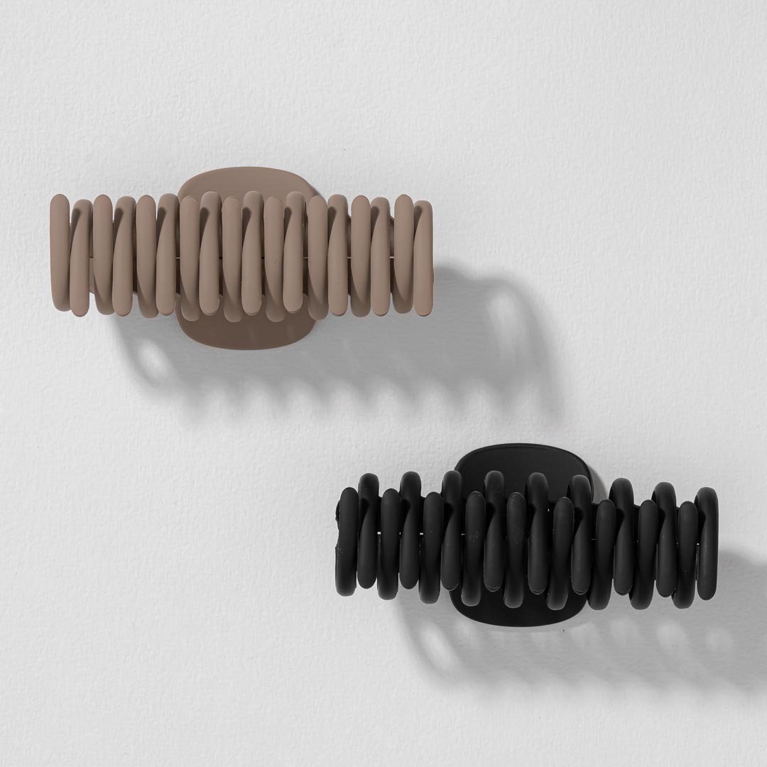 Multi Everyday Neutral Hair Claw Clips Set of 2