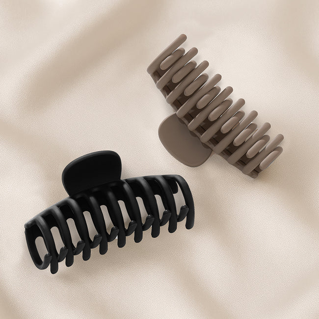 Multi Everyday Neutral Hair Claw Clips Set of 2