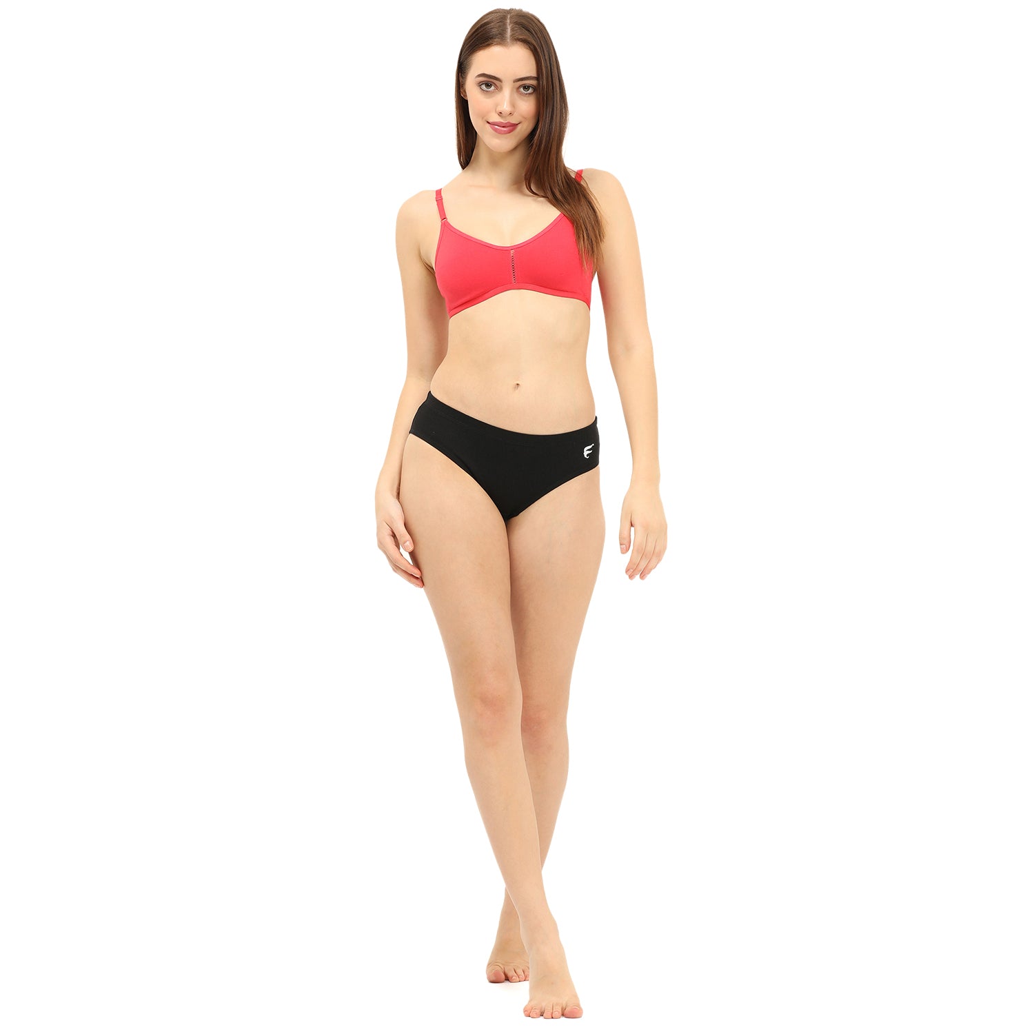 Medium Rise 3/4th Coverage Hipster Panty Pack Of 3