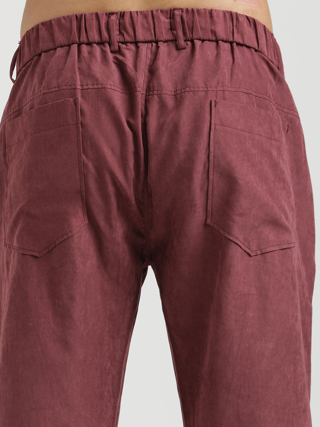 Men Velvet Cargo Trousers