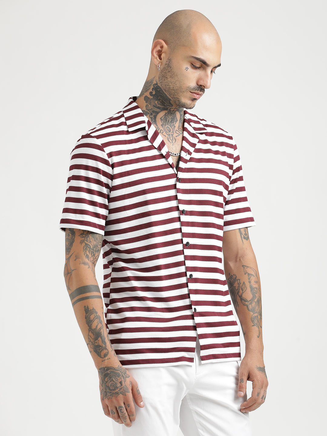 Men Relaxed Knit Shirt