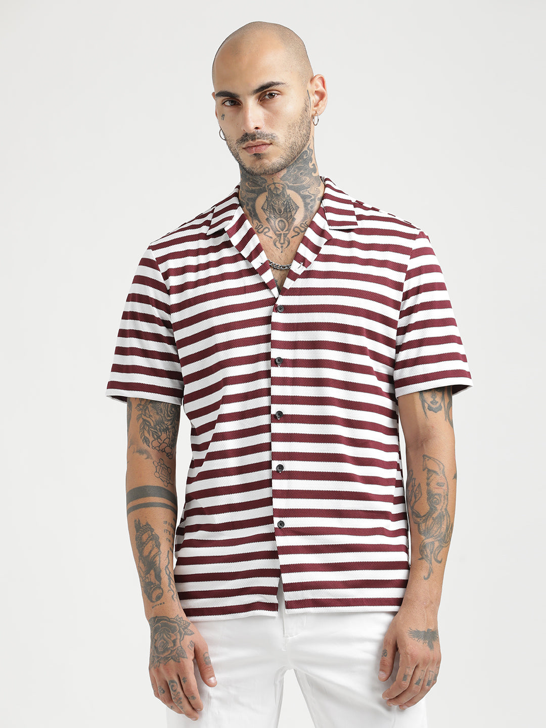 Men Relaxed Knit Shirt