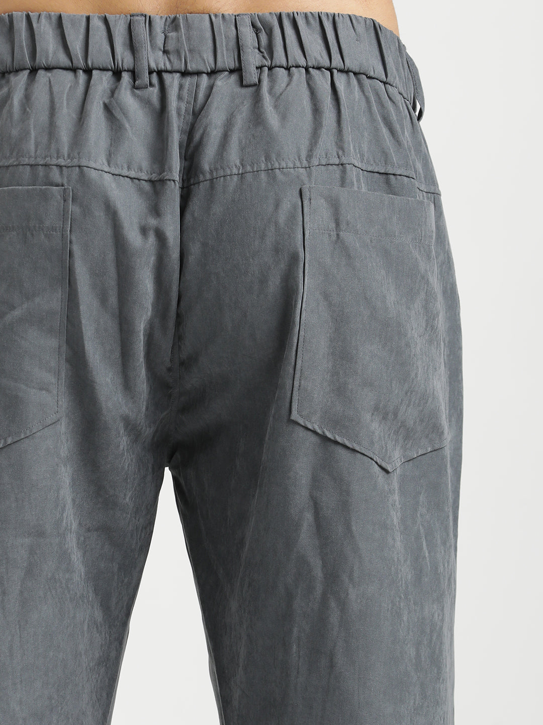 Men Velvet Cargo Trousers