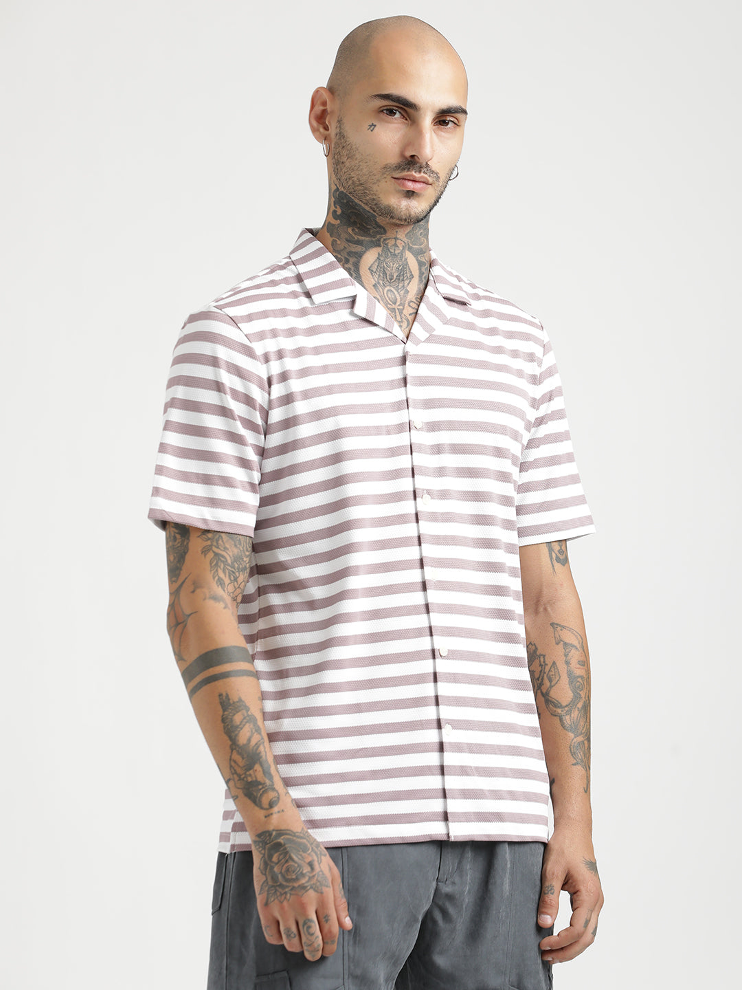 Men Relaxed Knit Shirt