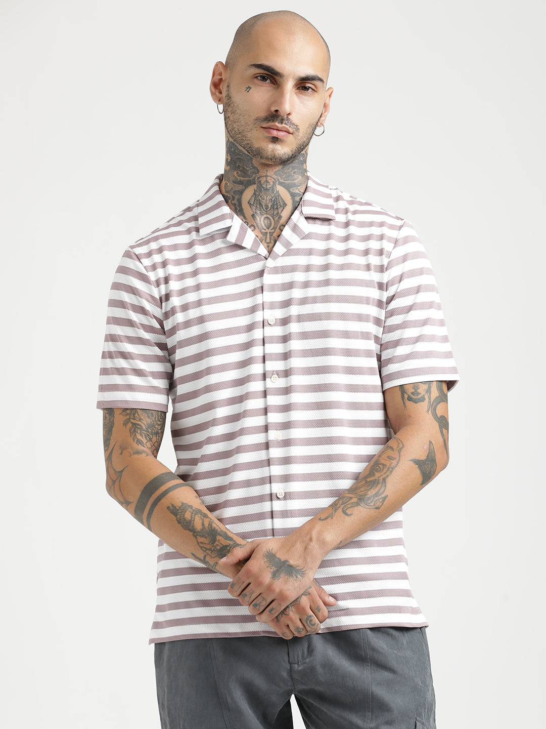Men Relaxed Knit Shirt
