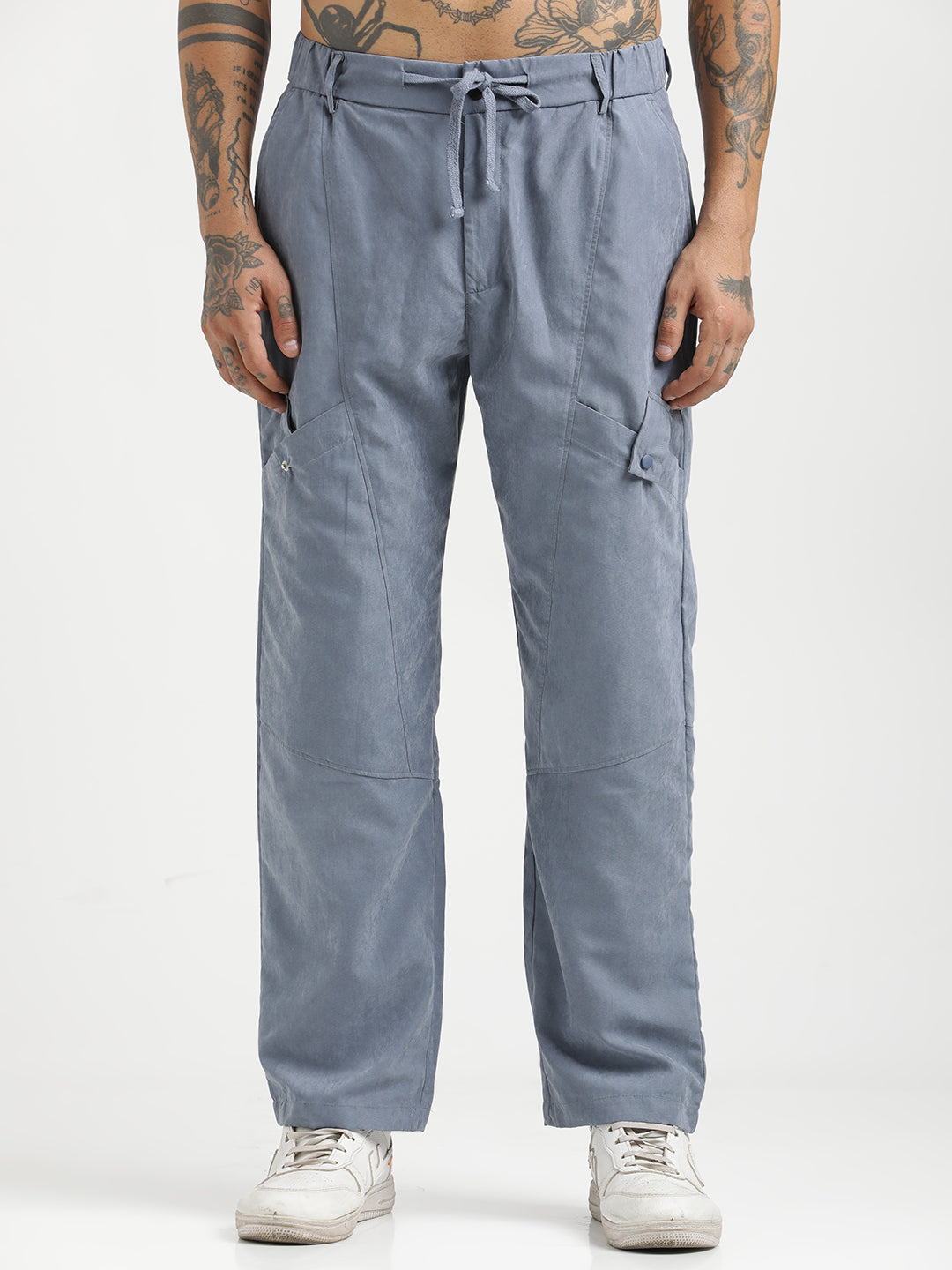 Men  Velvet Cargo Trousers