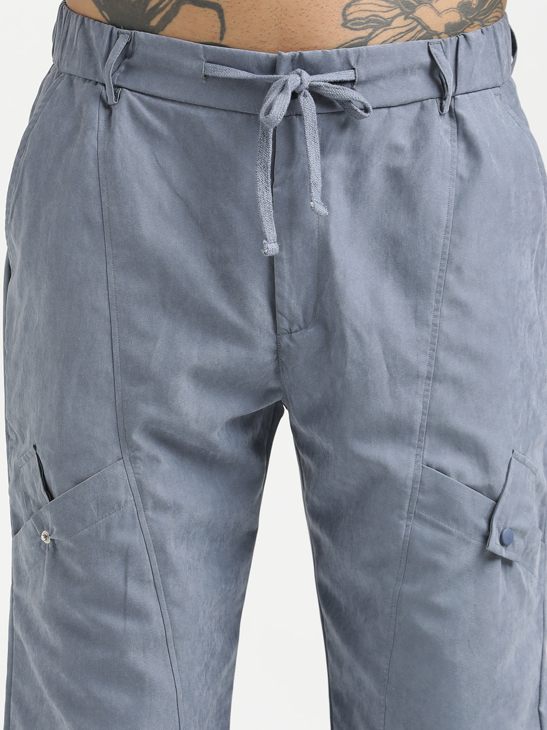 Men  Velvet Cargo Trousers