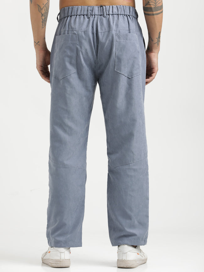 Men  Velvet Cargo Trousers